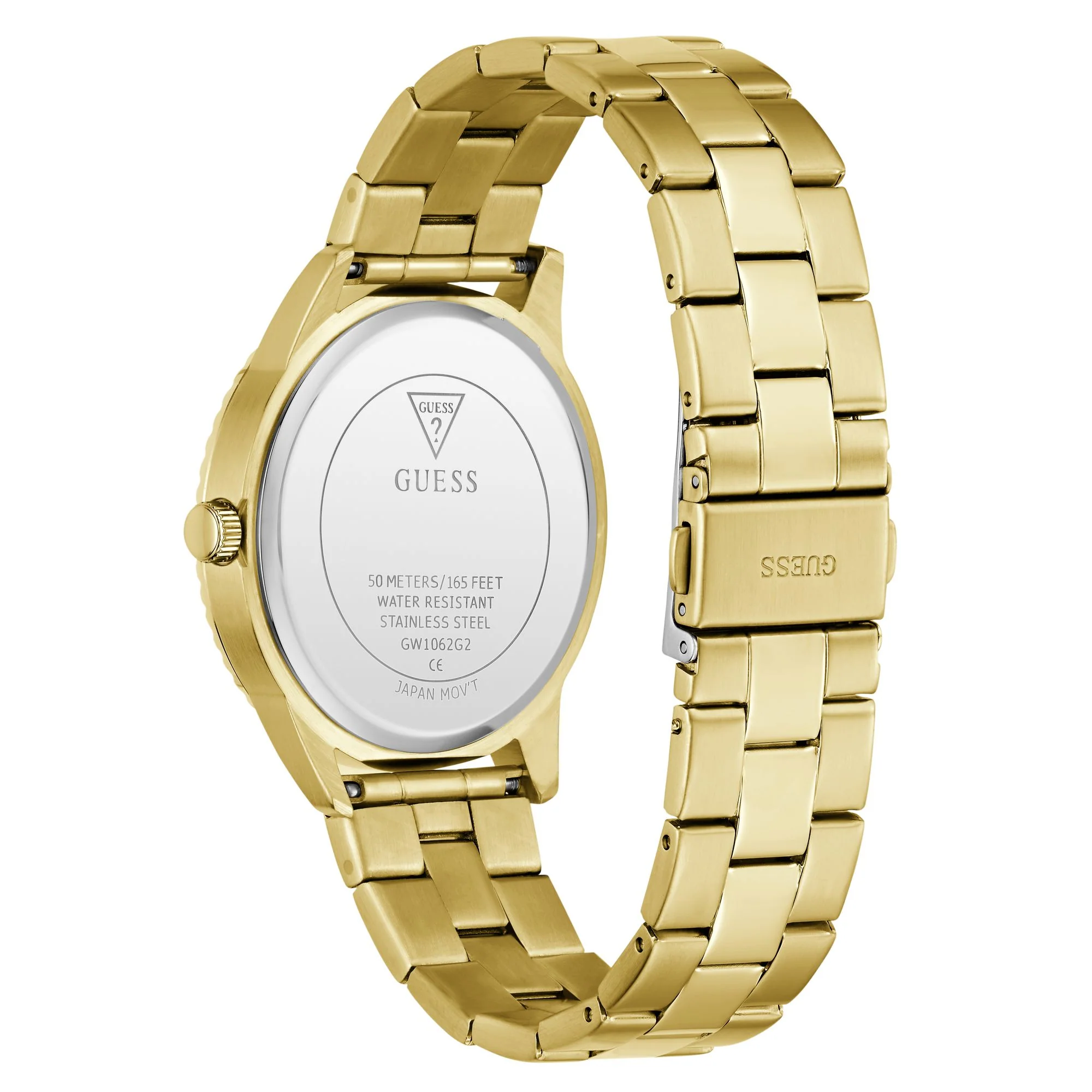 Guess Herren Uhr Armbanduhr CHIP GW1062G2 Edelstahl gold - Image 7