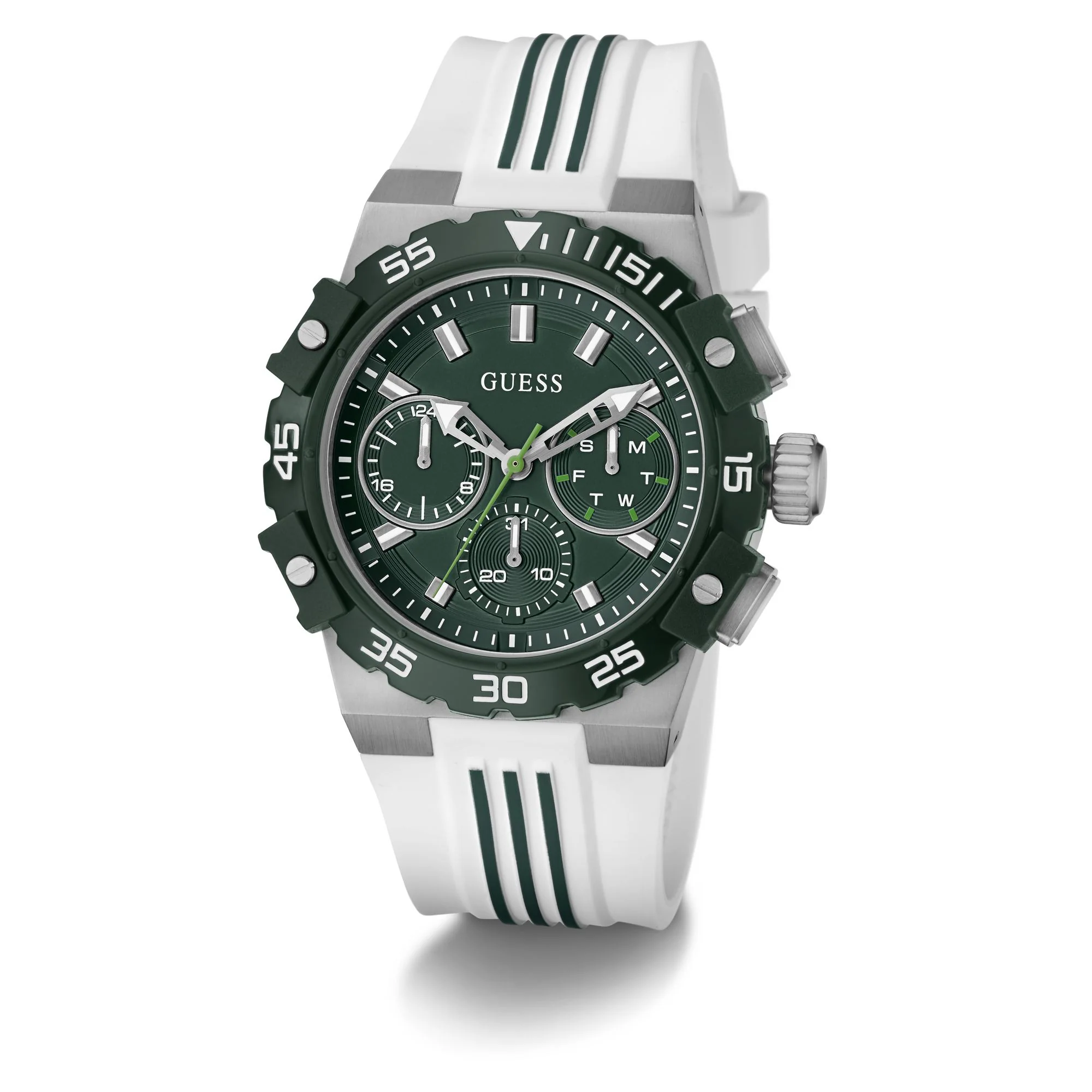 Guess Herren Uhr Armbanduhr FORE GW1059G1 Silikon - Image 5