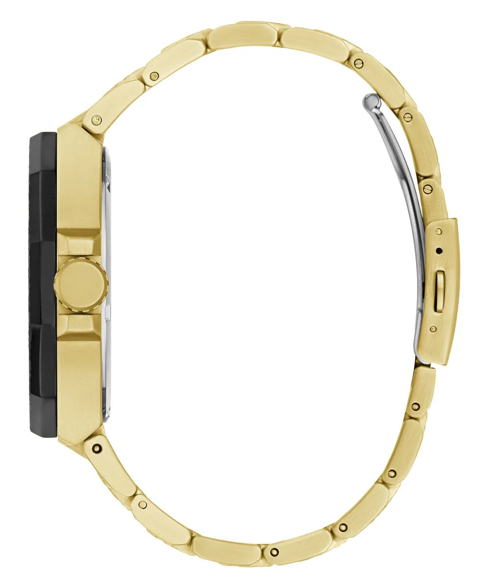 Guess Herren Uhr Armbanduhr INDY GW0636G2 Edelstahl gold - Image 3