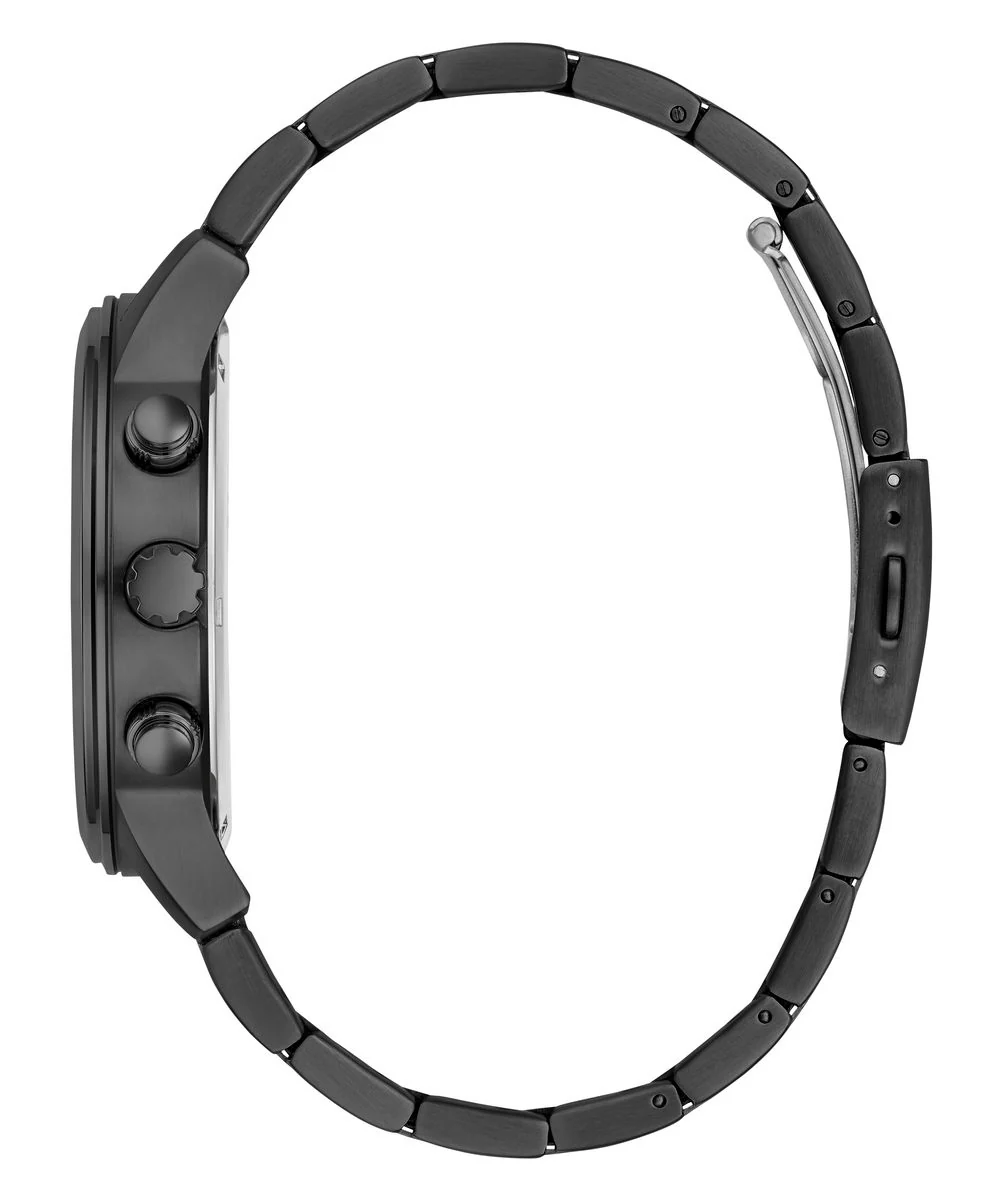 Guess Herren Uhr Armbanduhr Multifunktion PARKER GW0627G3 Edelstahl schwarz - Image 3