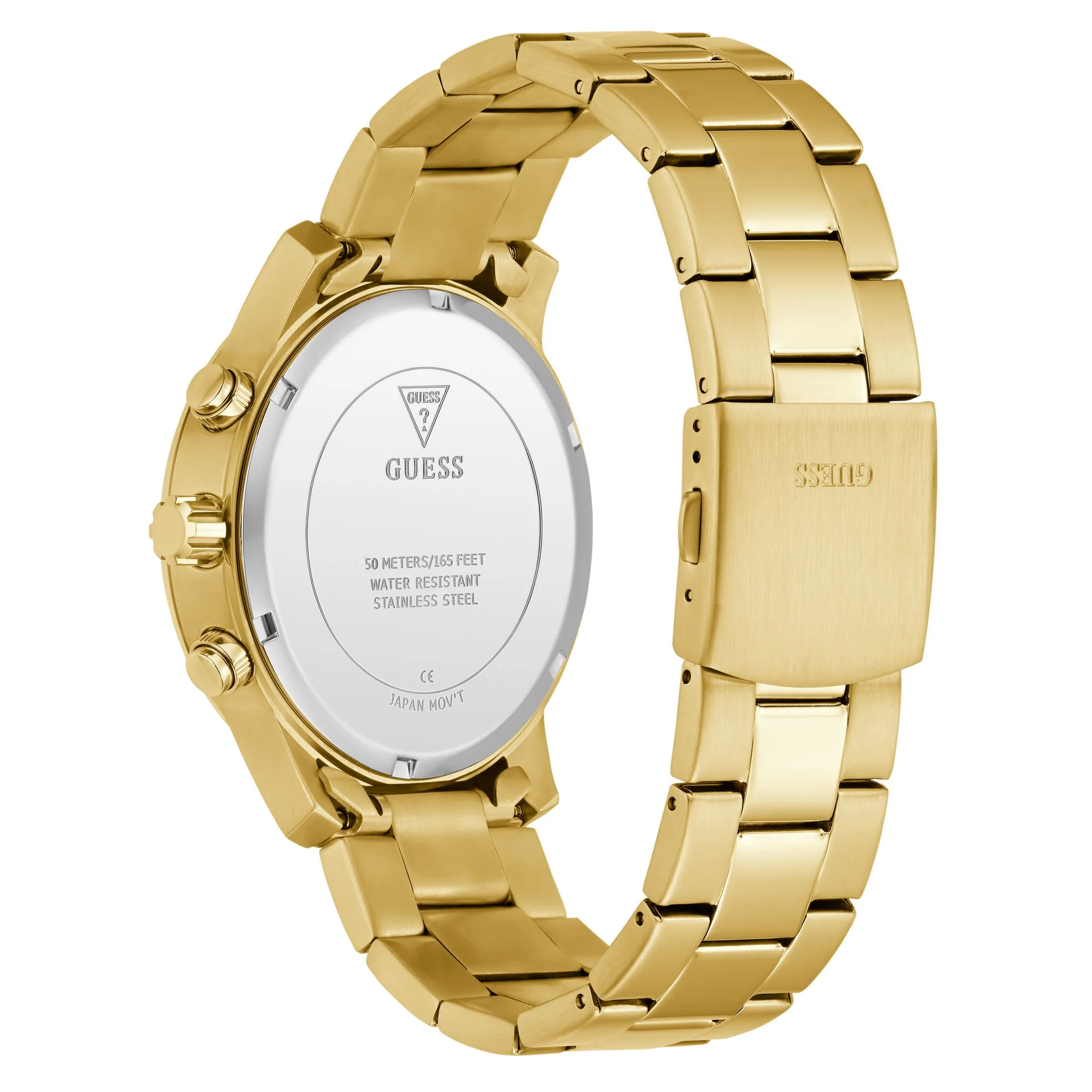 Guess Herren Uhr Armbanduhr PARKER GW1006G2 Edelstahl gold - Image 4