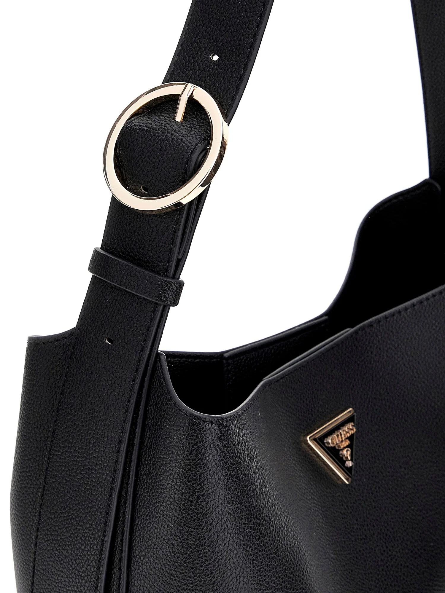 GUESS HWBG6974040 MERIDIAN II BUCKET Woman Handtasche black - Image 5
