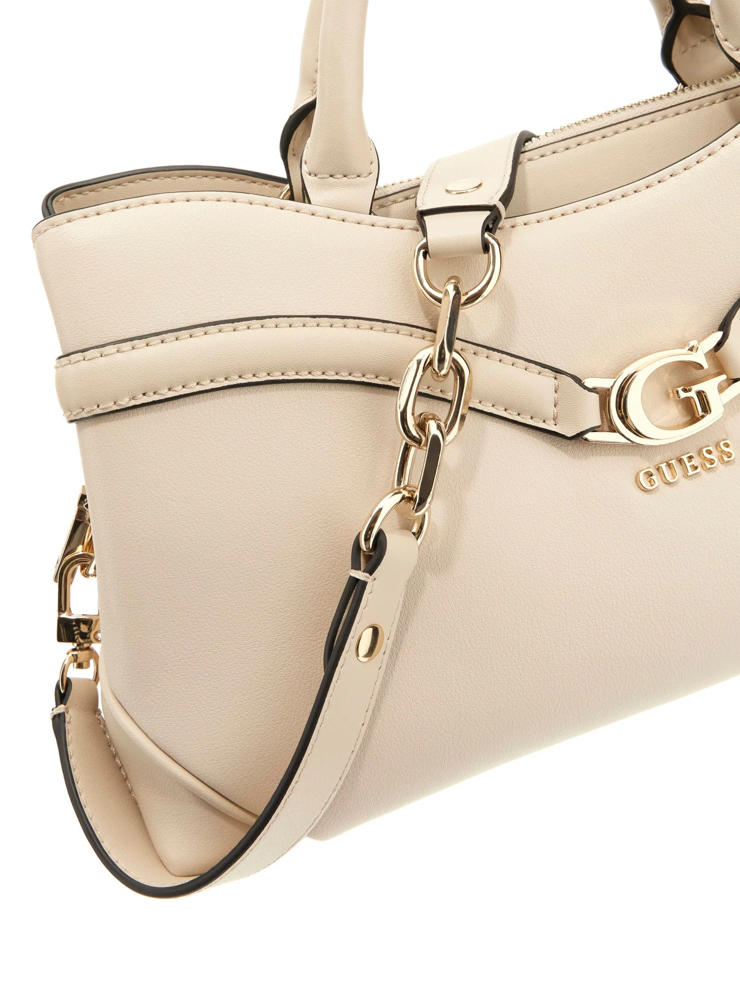 GUESS HWBG7993060 DEA GIRLFRIEND SATCHEL Woman Schultertasche off white - Image 6