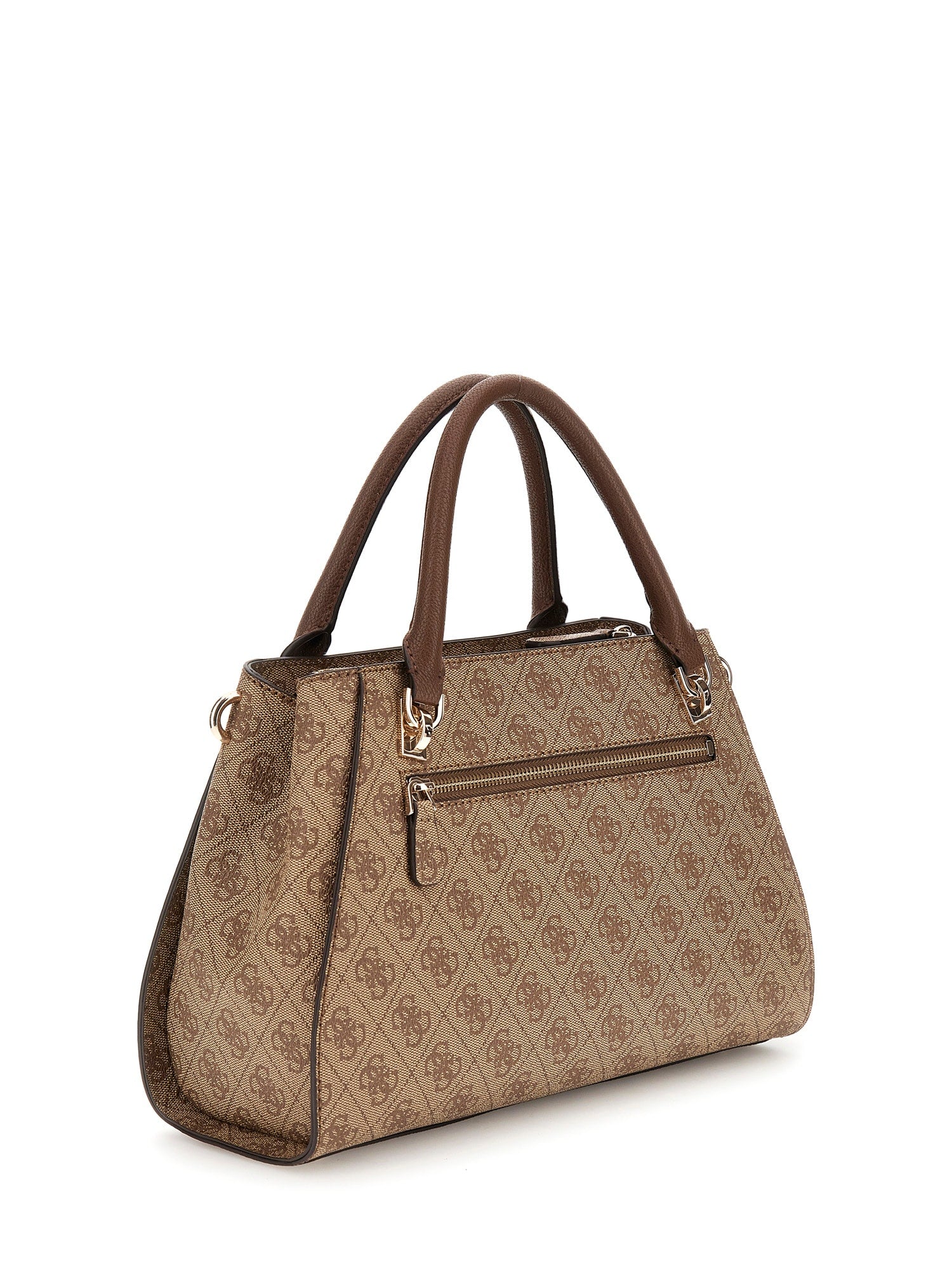 GUESS HWBG9672070 NOELLE II LUXURY SATCHEL Woman Schultertasche coal logo - Image 3