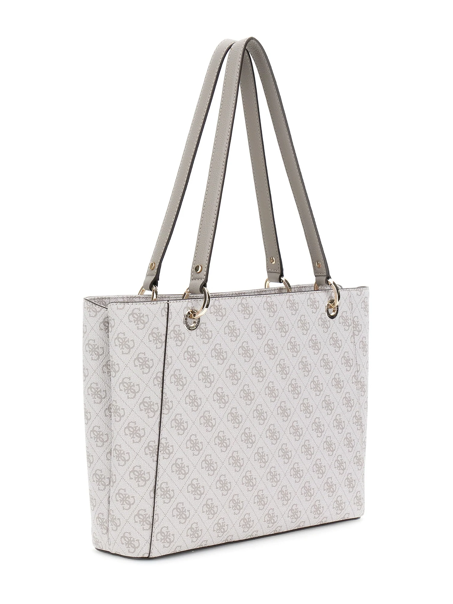 GUESS HWBG9672250 NOELLE II TOTE Woman Shopper dark taupe logo - Image 4