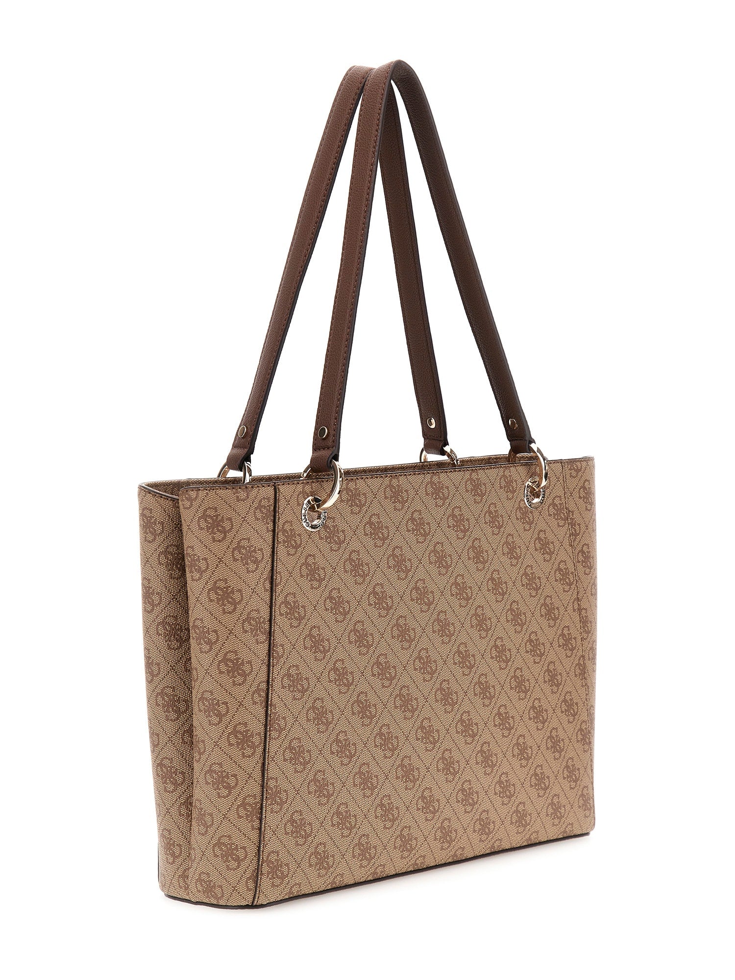 GUESS HWBG9672250 NOELLE II TOTE Woman Shopper dark taupe logo - Image 7