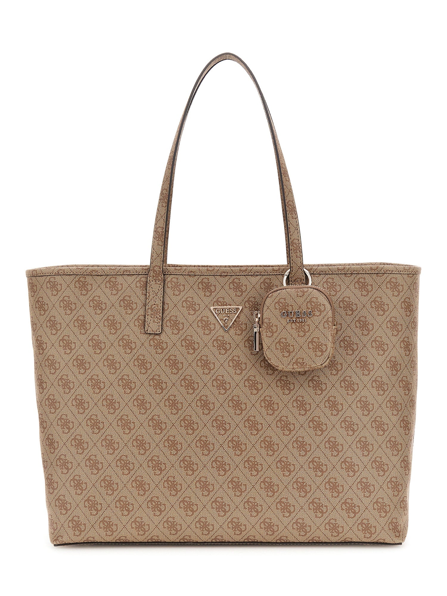 GUESS HWSL7124240 POWER PLAY II LARGE TECH TOTE Woman Shopper latte logo - Image 4