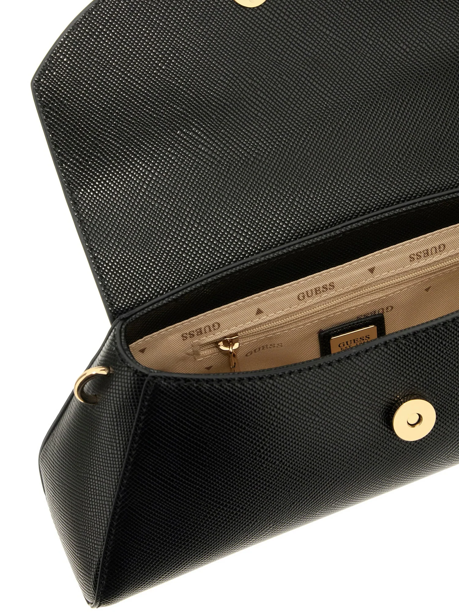 GUESS HWZG9207190 BOLENA FLAP SHOULDER BAG Woman Handtasche black - Image 3