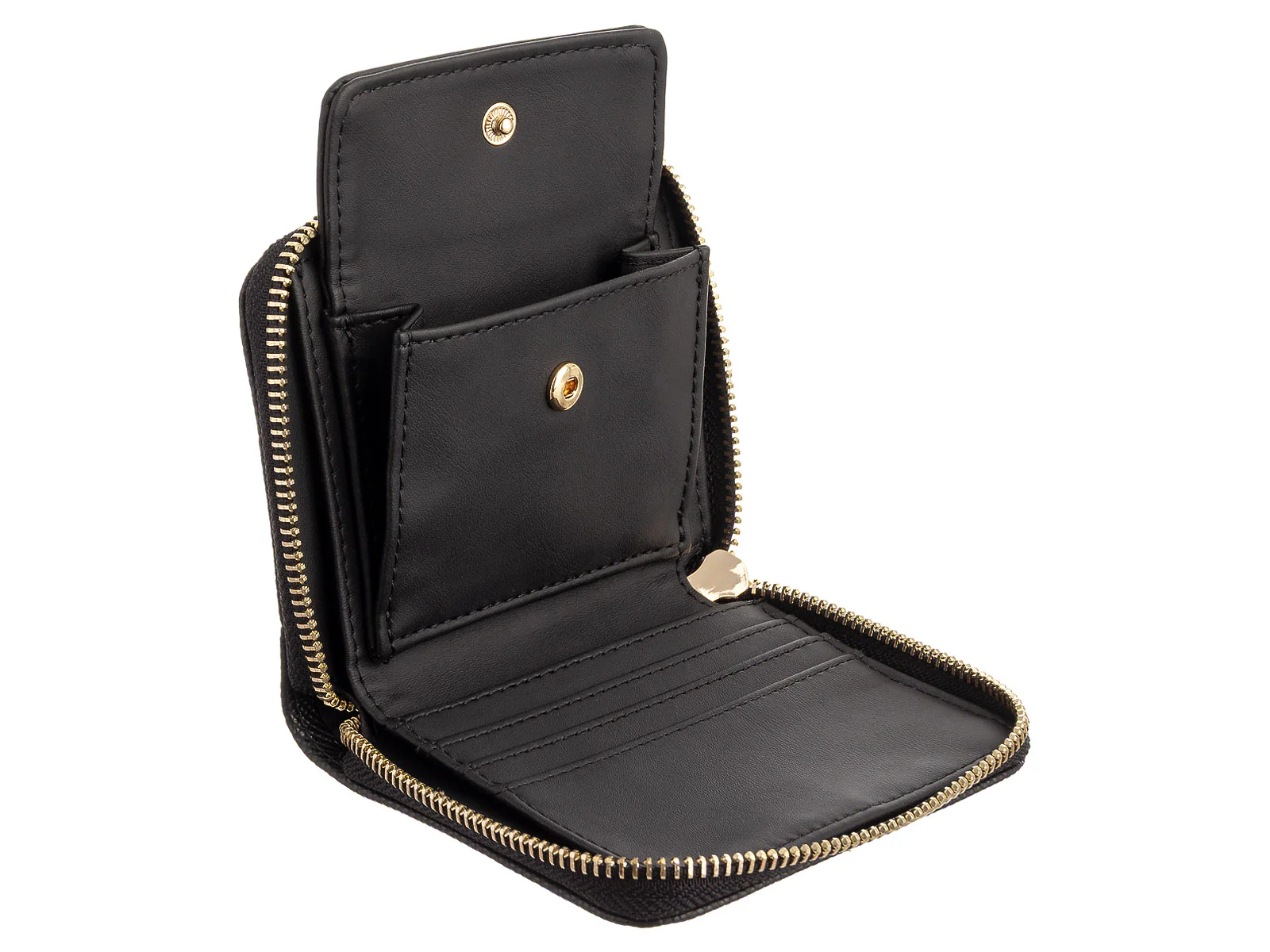 GUESS SWZG7459137 LAUREL II SLG SMALL ZIP AROUND Woman Portmonnaies black - Image 6