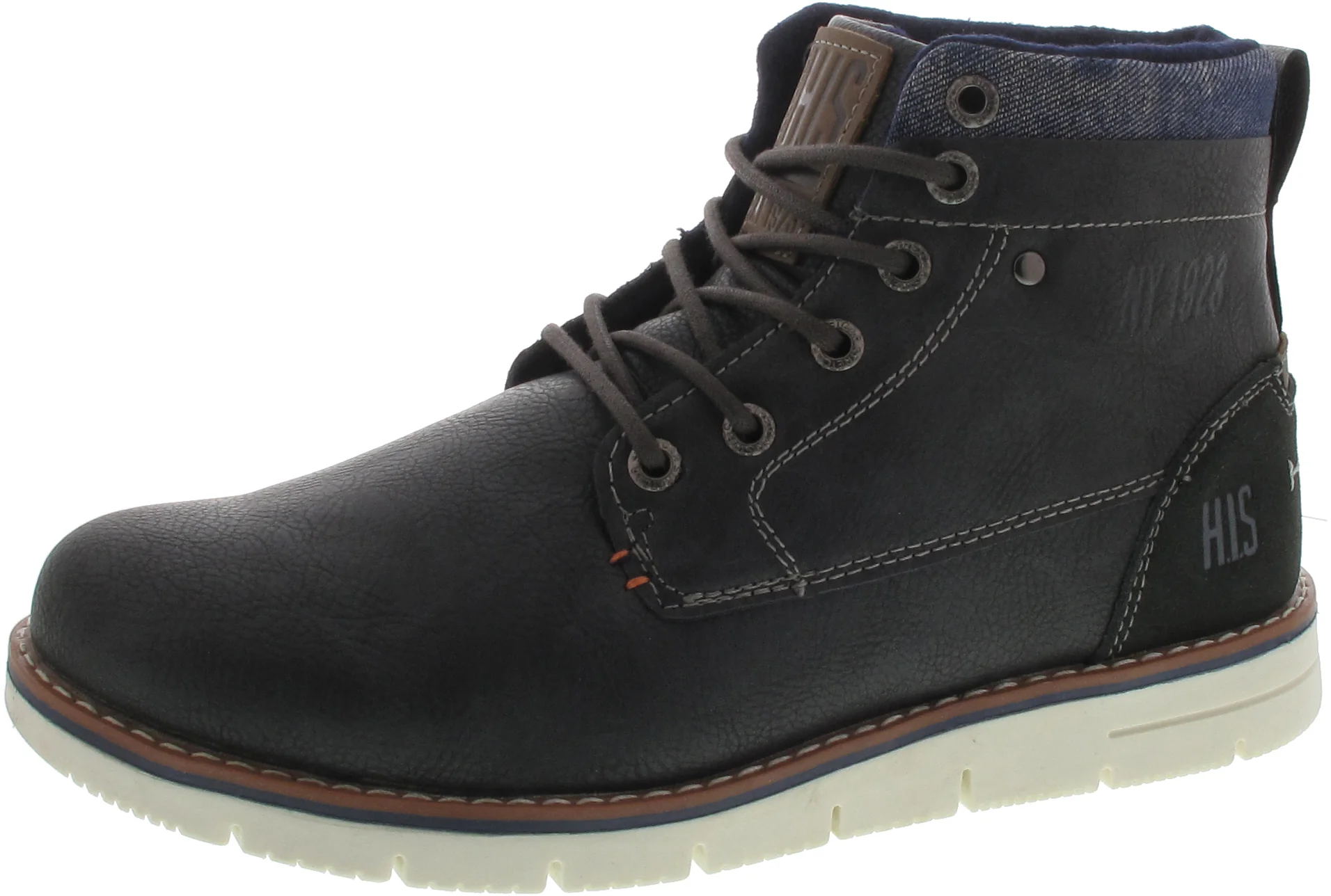 H.I.S. Herren Schnürstiefel grau - Image 3