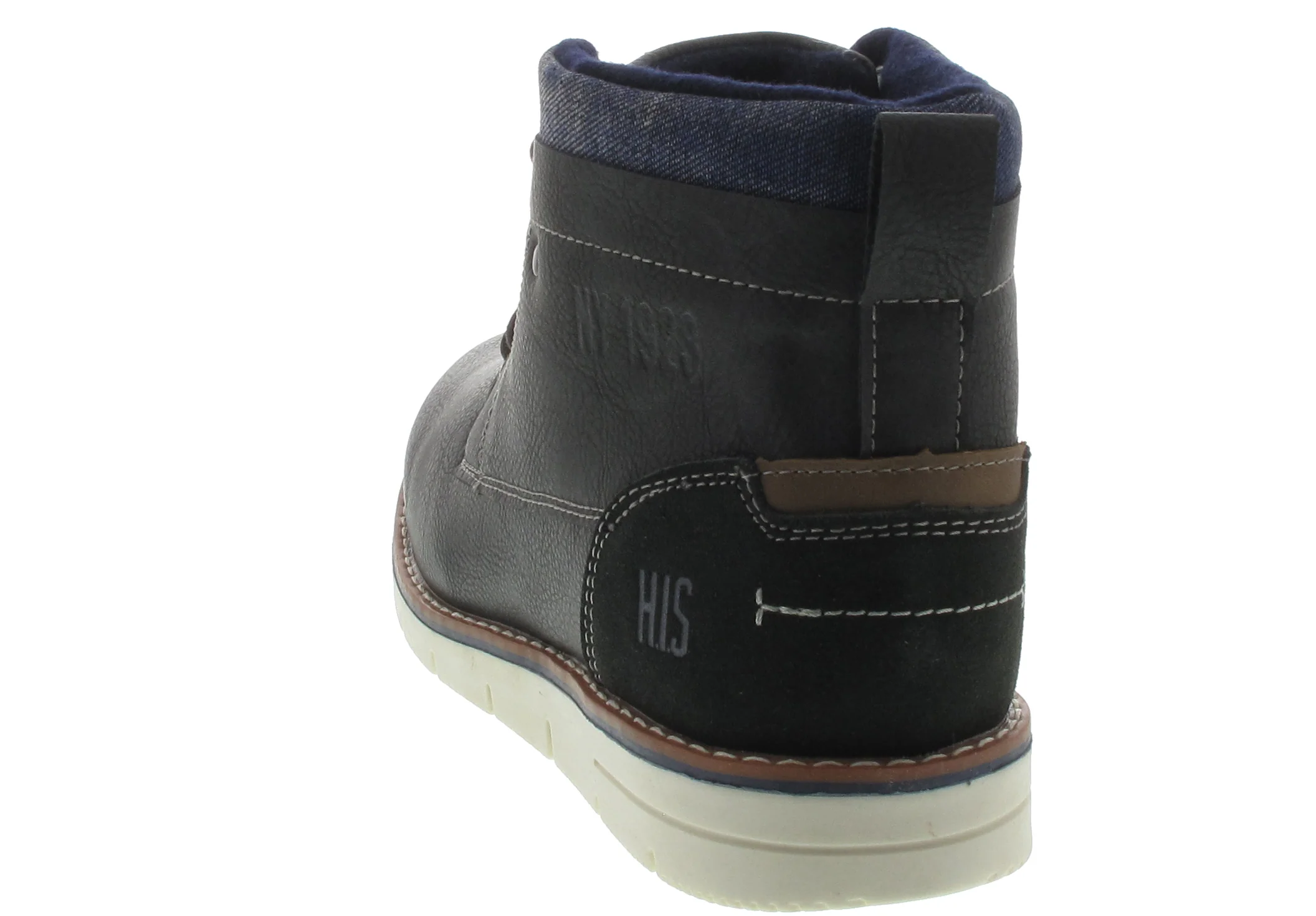 H.I.S. Herren Schnürstiefel grau - Image 9