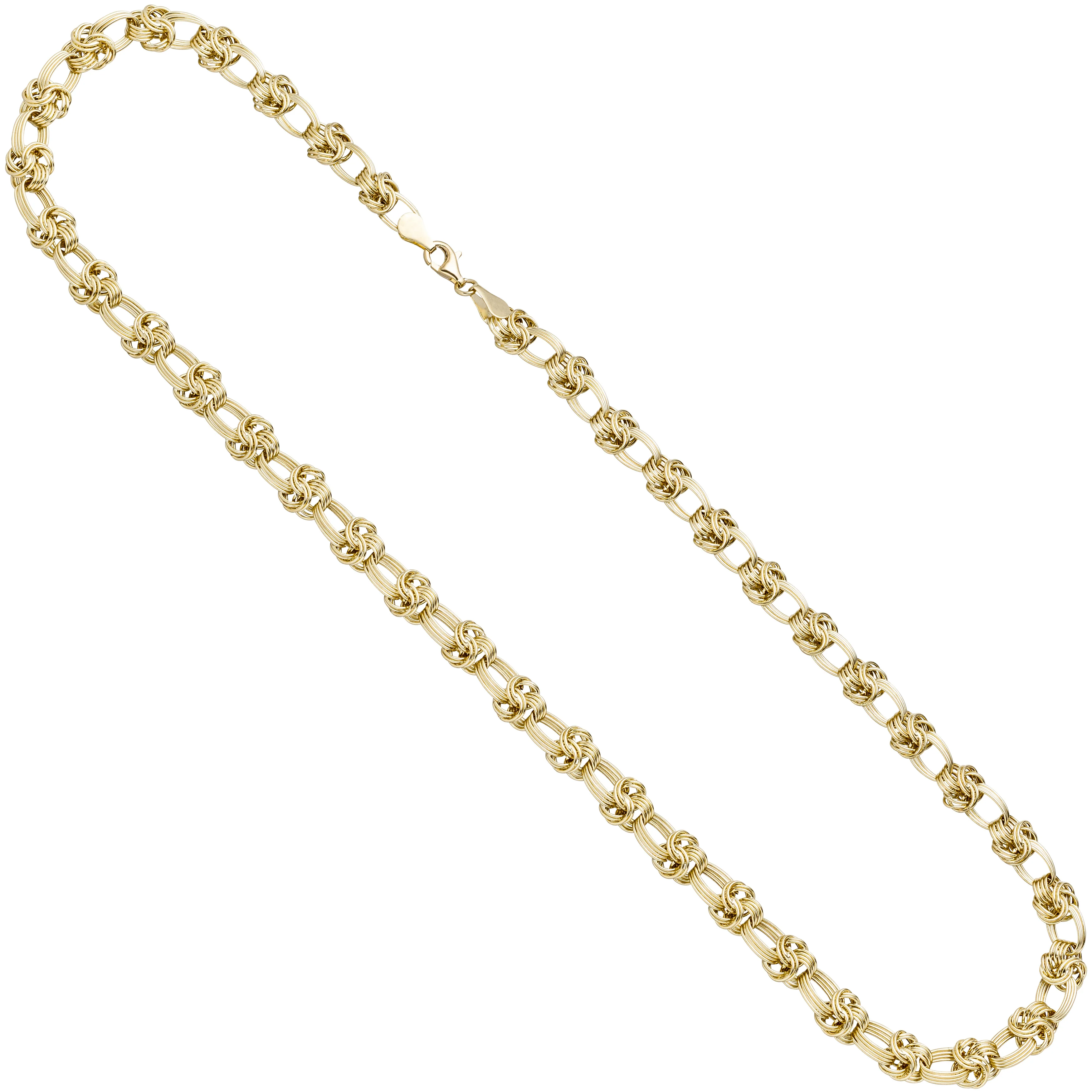 Halskette Kette 375 Gold Gelbgold 46 cm Goldkette Karabiner - Image 2