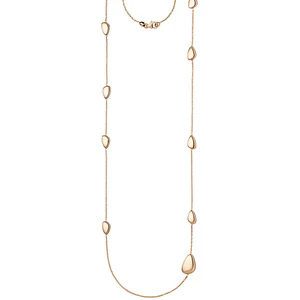 Halskette Kette 585 Gold Rotgold 90 cm Rotgoldkette Karabiner