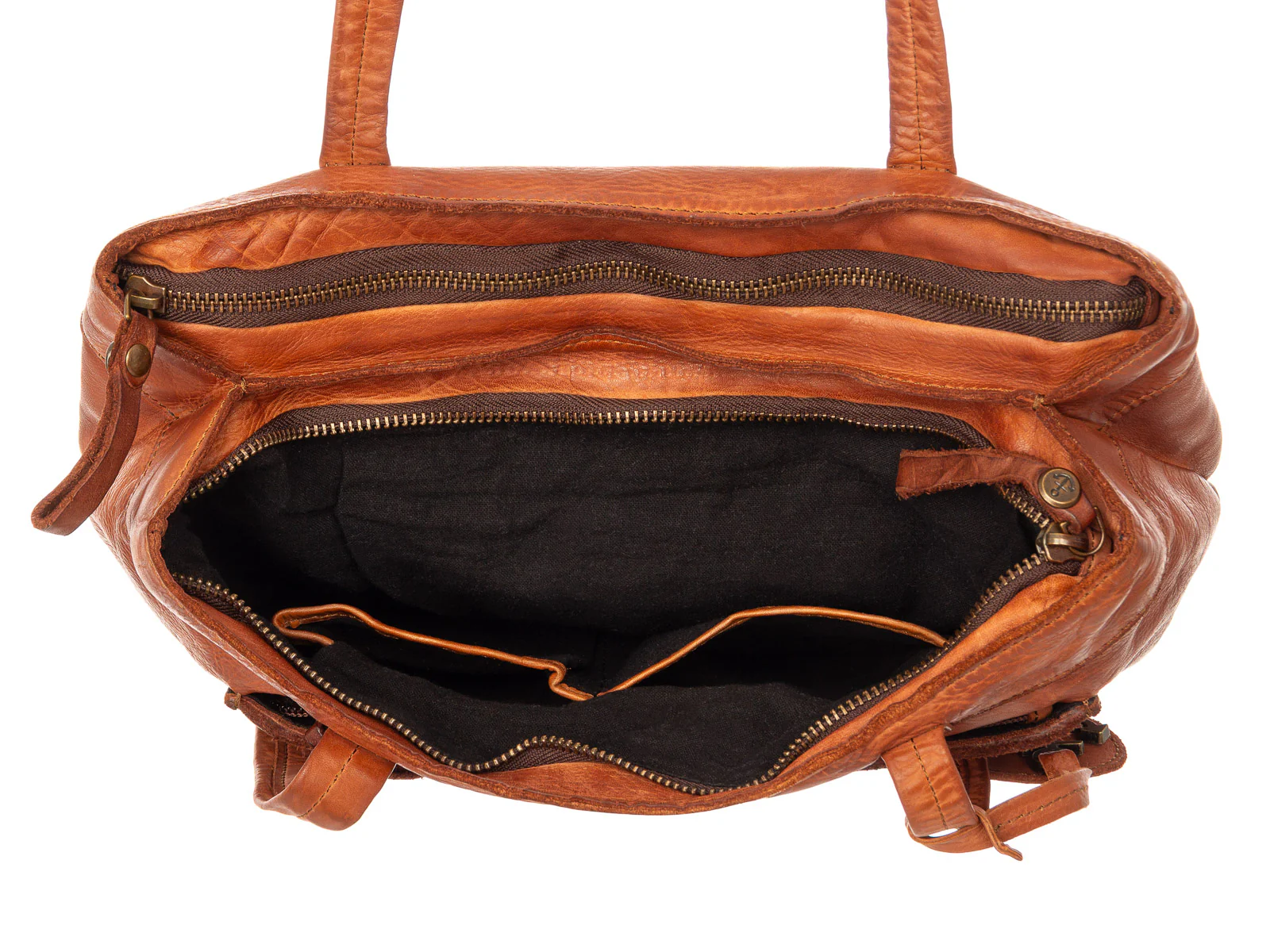Harbour 2nd UP.13394 Zea Urban Poets Leder Shopper cognac - Image 8