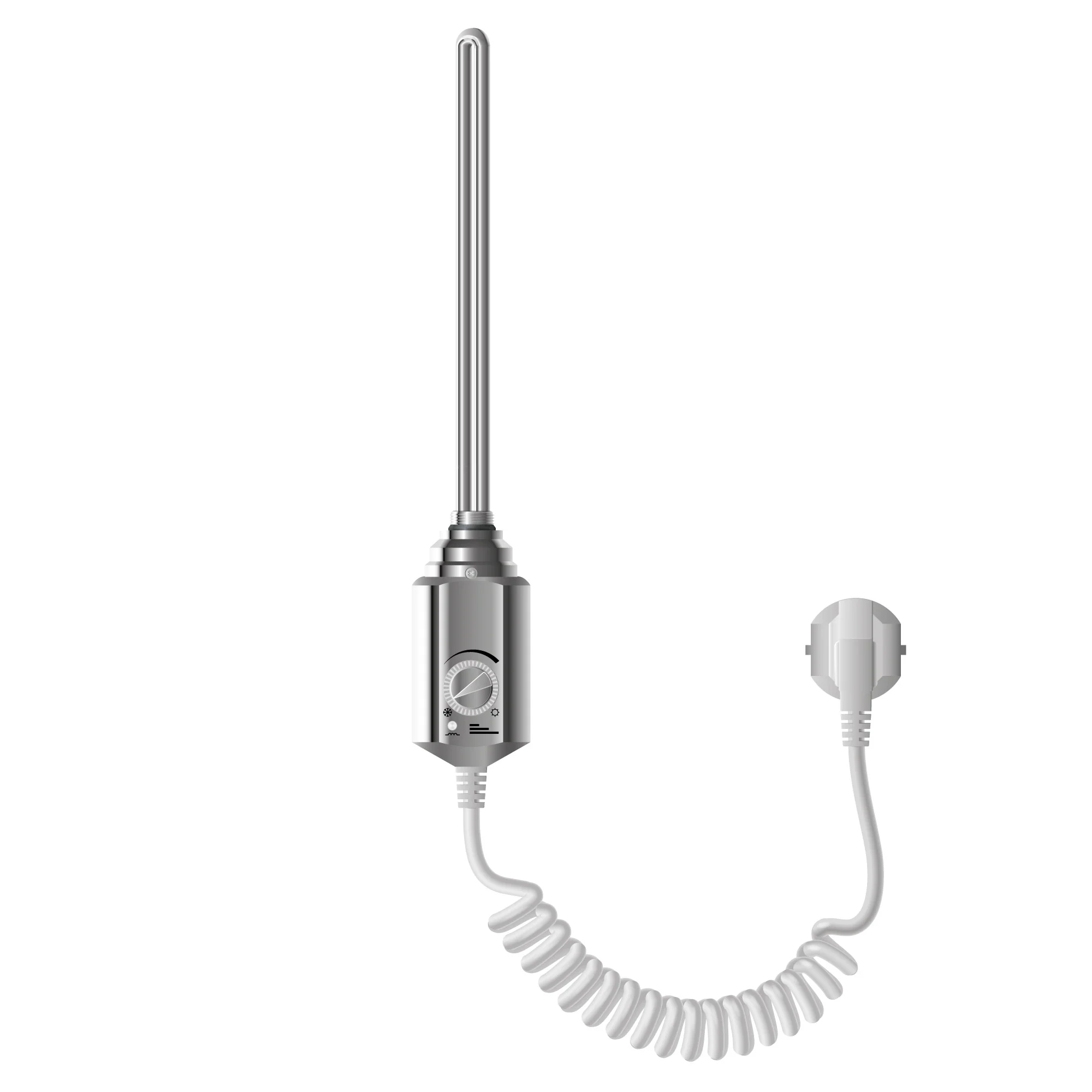Heizstab 300W Chrom für Badheizkörper, Heizpatrone mit Thermostat für Heizkörper - Image 12