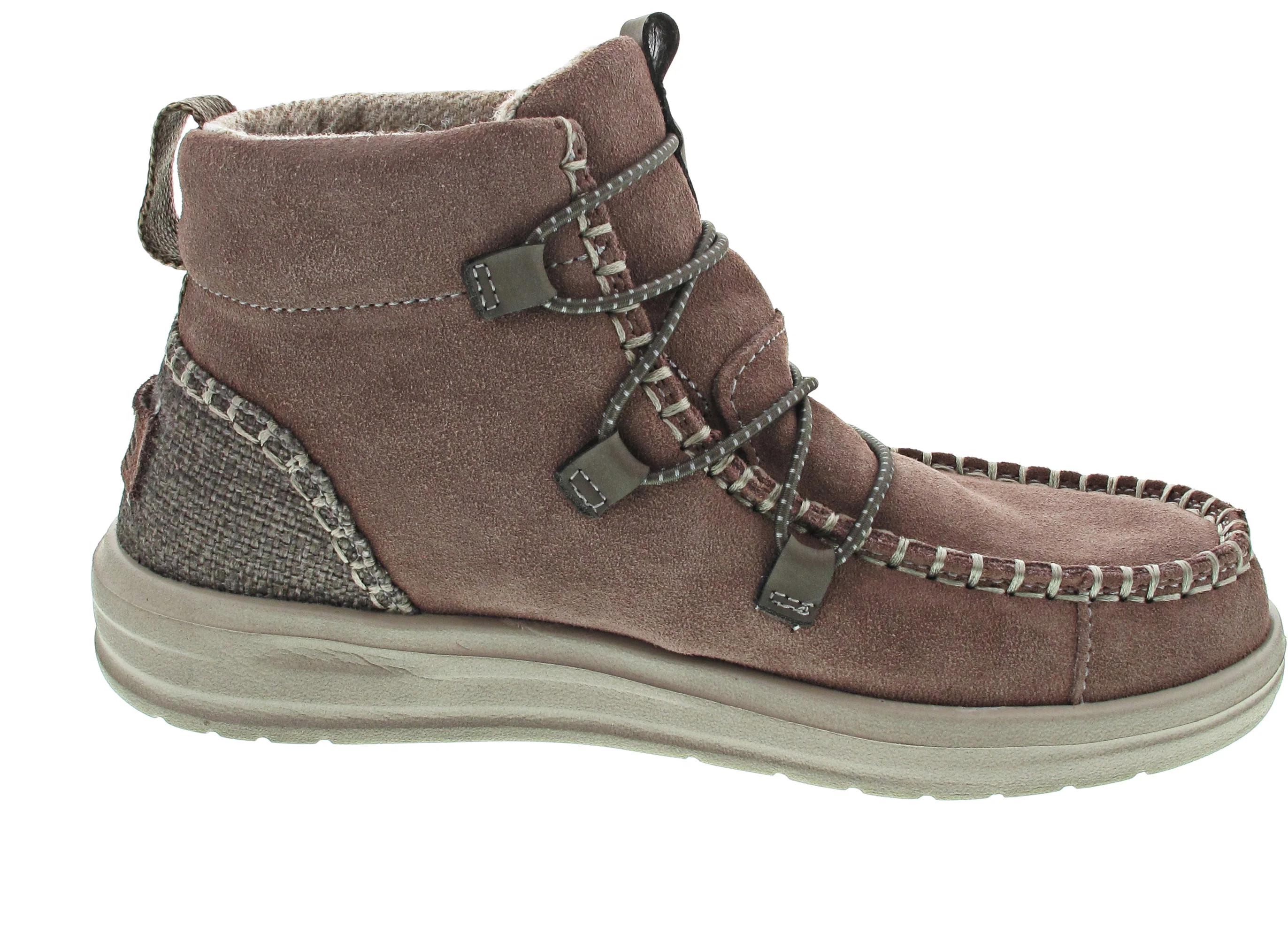Hey Dude Eloise Suede Schnürstiefel Rosa - Image 8