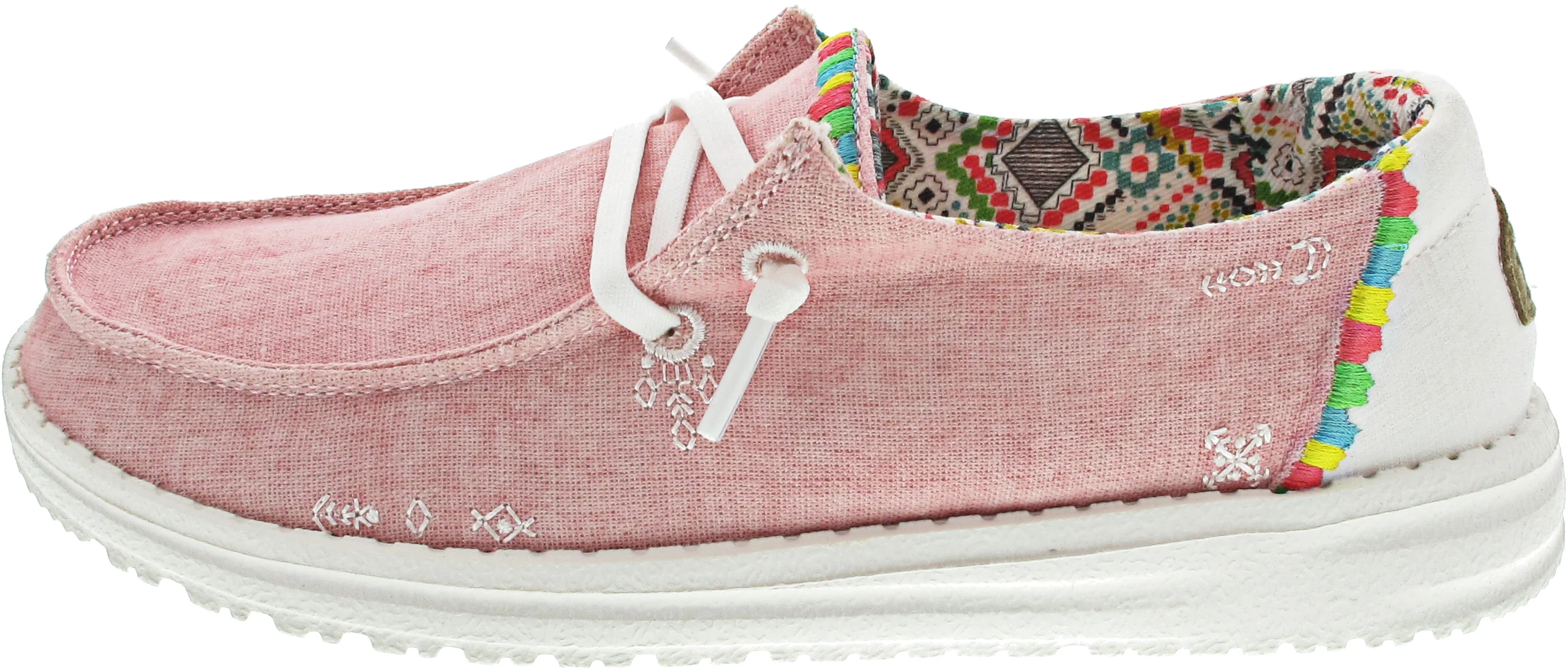 Hey Dude Wendy Boho sportlicher Schnürer Rosa