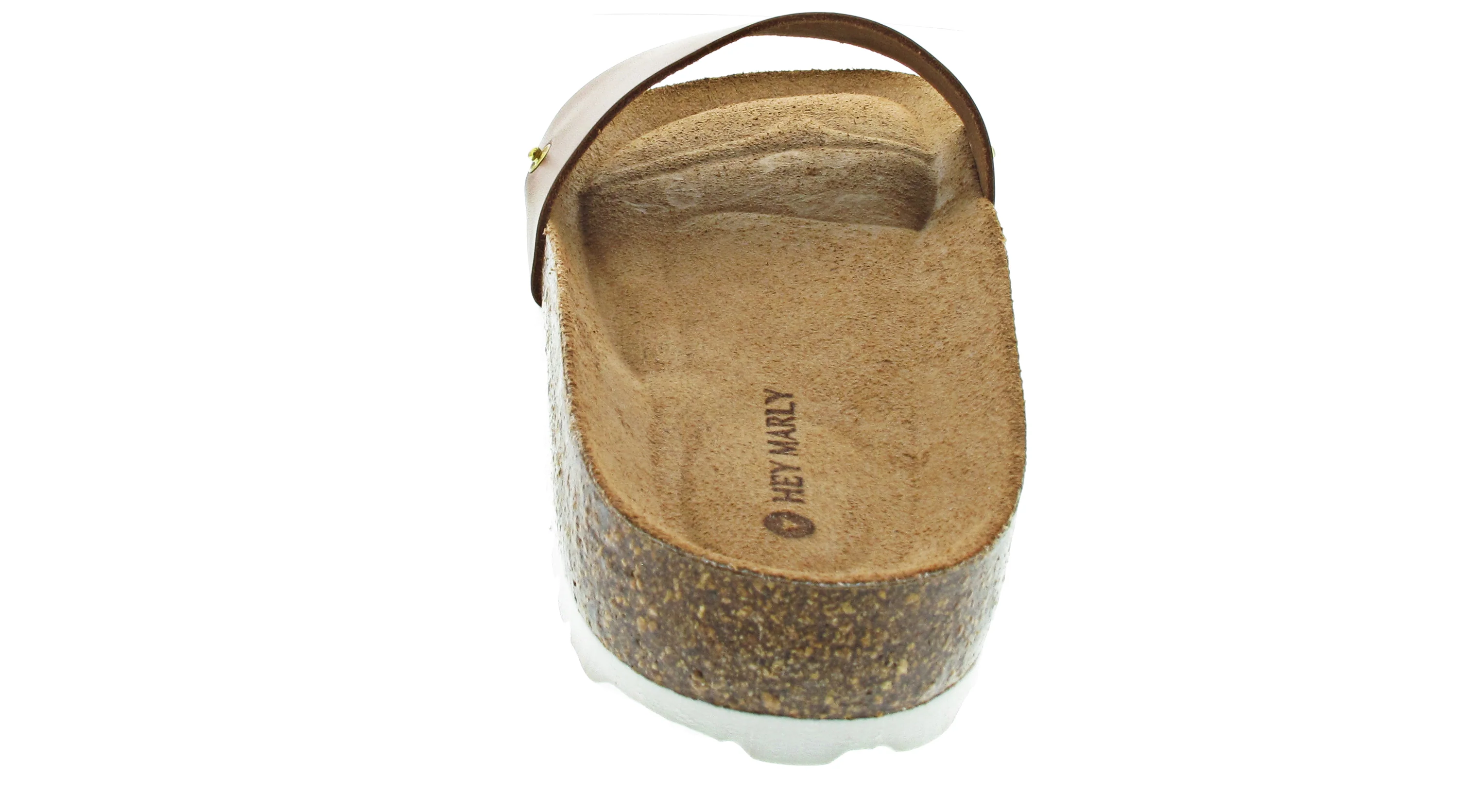 Hey Marly Casual Cork Cognac Pantolette Braun - Image 2