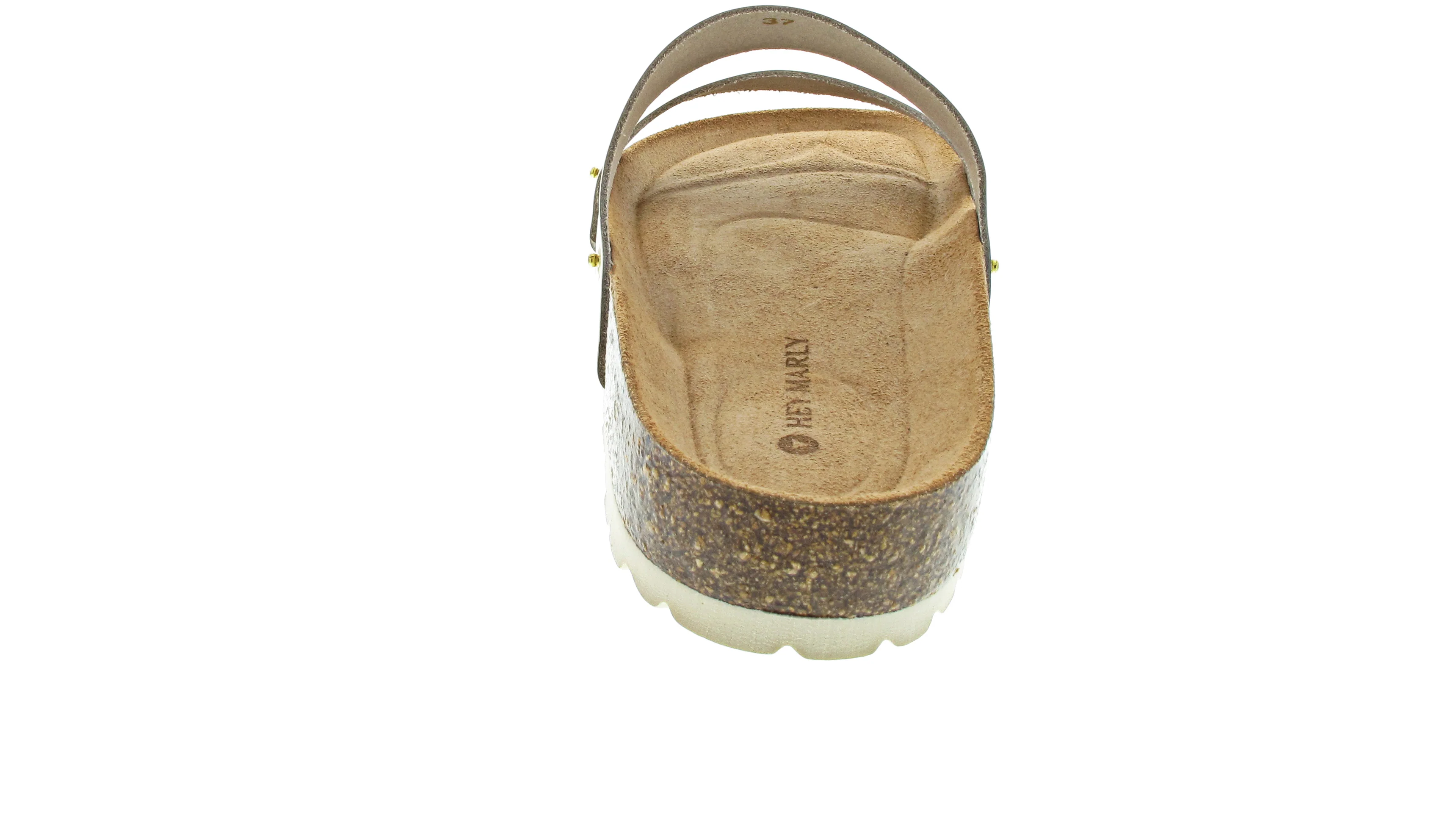 Hey Marly Casual Cork Crema Pantolette Beige - Image 15