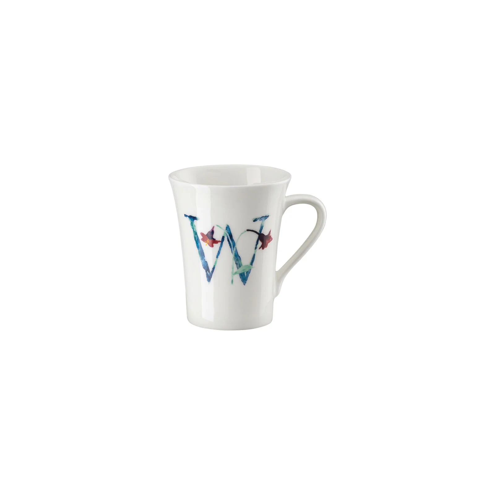 Hutschenreuther Becher mit Henkel Flower Alphabet W-Weigela - Image 2