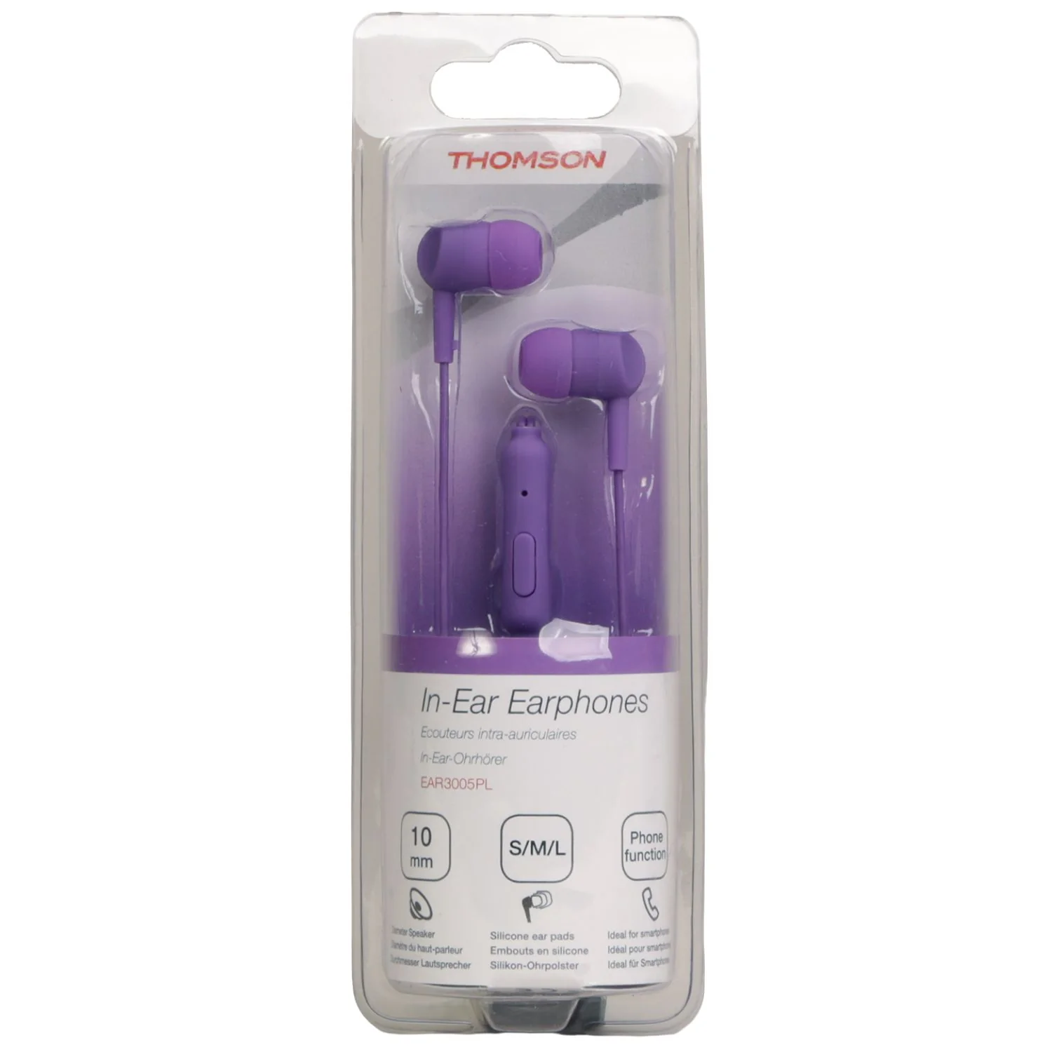 In-Ear-Headset EAR3005PL mit Mikrofon Lila - Image 5