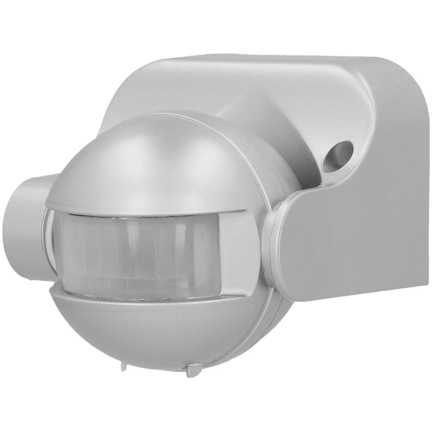 Infrarot Bewegungsmelder Neigbar IP44 180 Grad Silber - Image 5