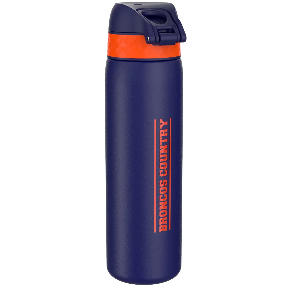ION8 Denver Broncos NFL schmale auslaufsichere Wasserflasche Edelstahl 600ml - Image 2