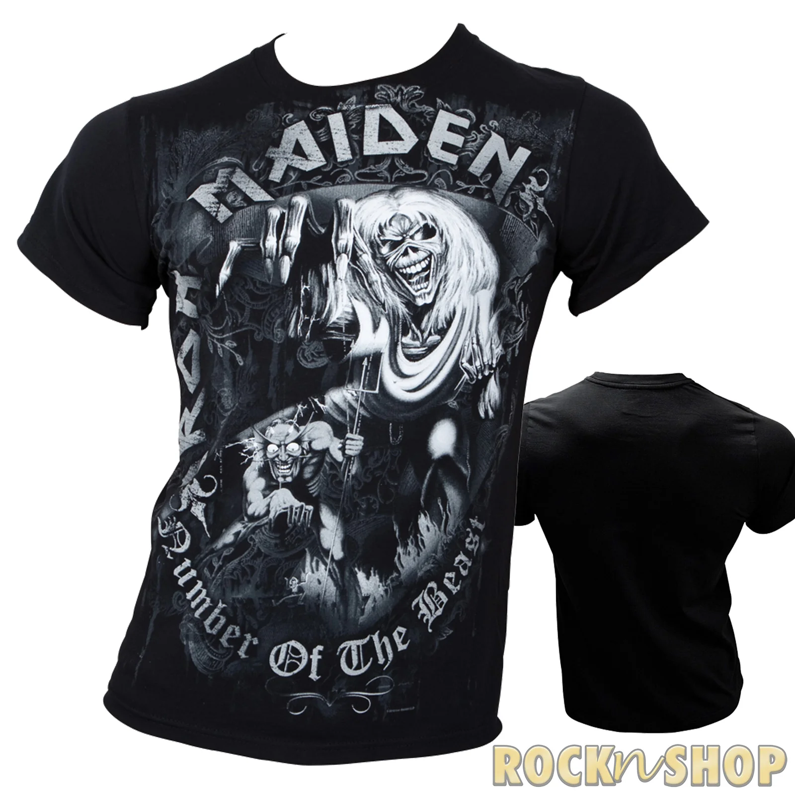 Iron Maiden - T-Shirt NOTB Grey Tone - schwarz - Image 5
