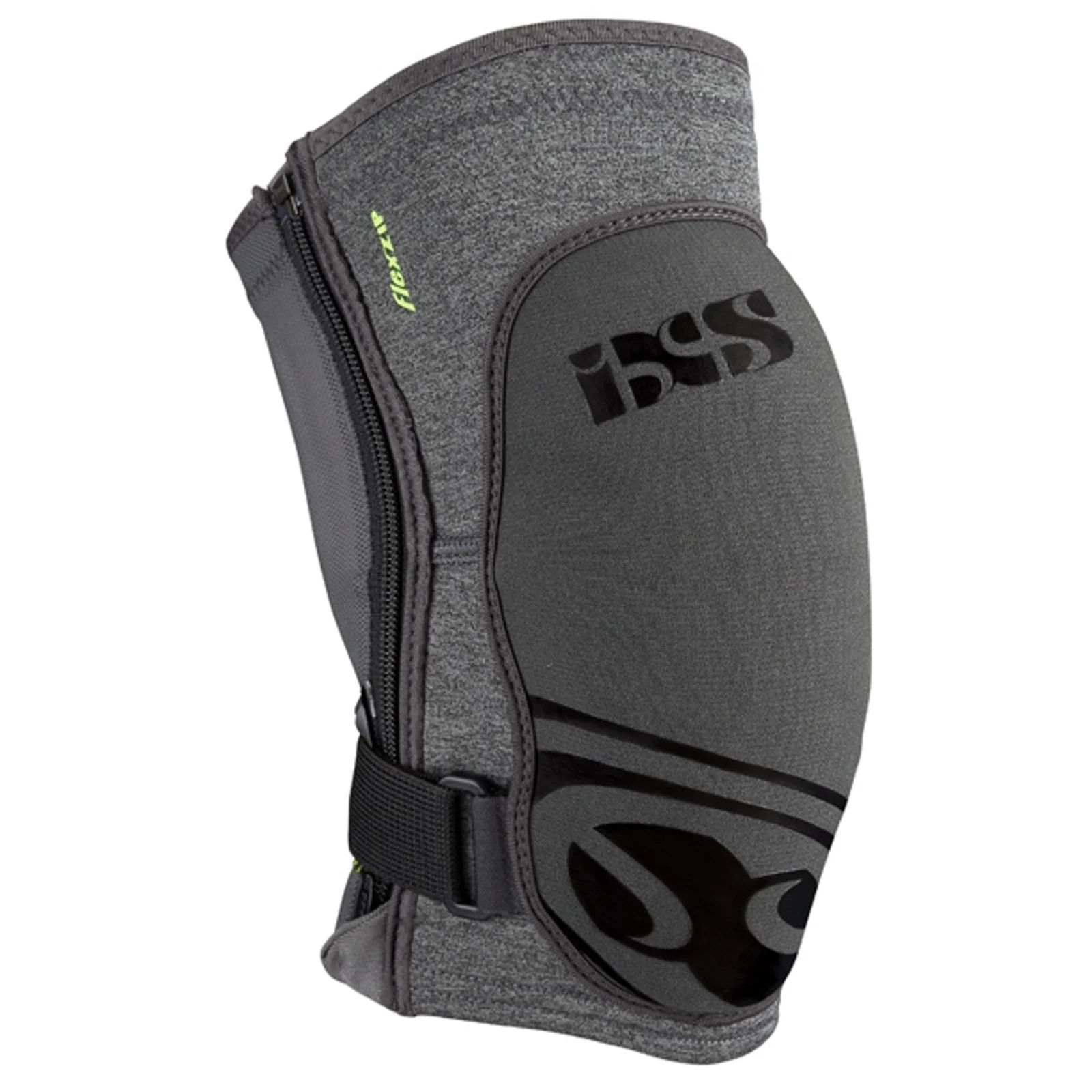 iXS Unisex Knieschoner Flow Zip Grau