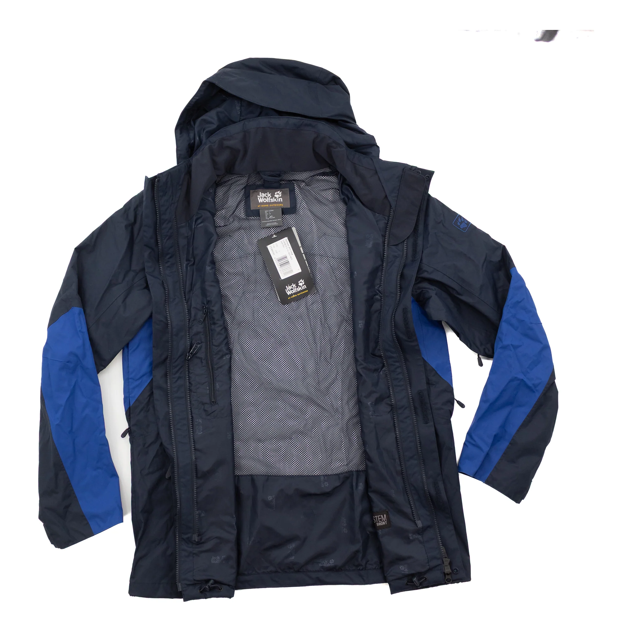 Jack Wolfskin Lawrence Jacke Herren Allwetter-Jacke Blau L - Image 2