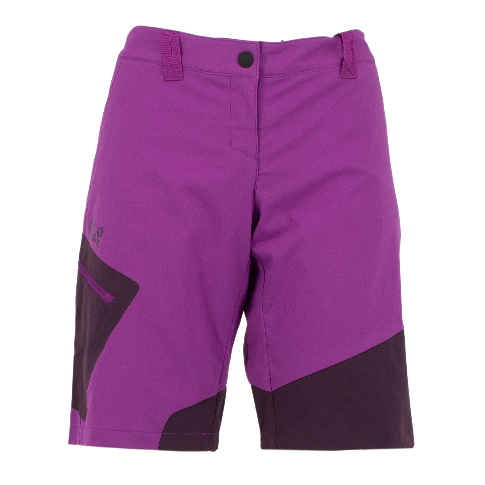 Jack Wolfskin Norrish Flex Hiking Softshell Shorts Damen Hose Lila 1502741-2055 - Image 2