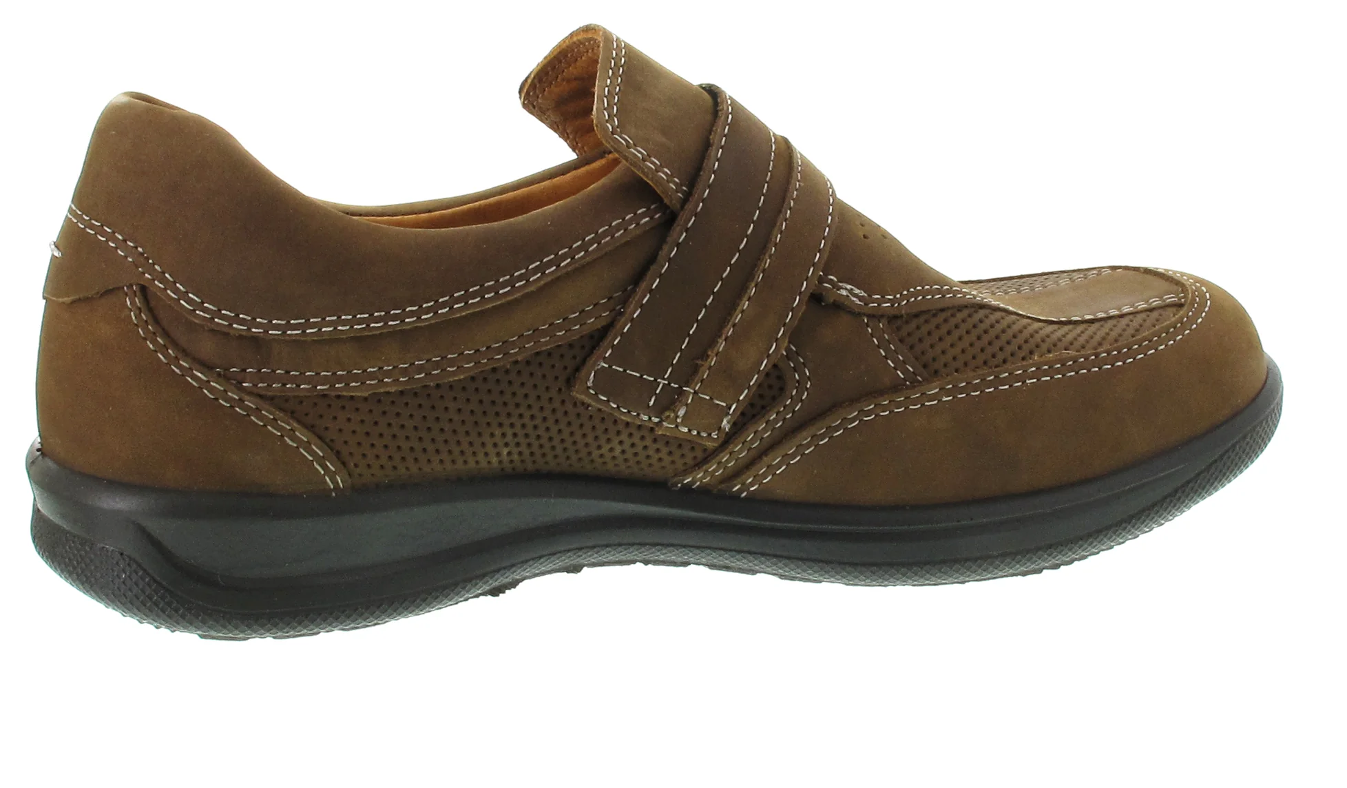 Jomos Relexxa Herren Slipper Klett braun - Image 14