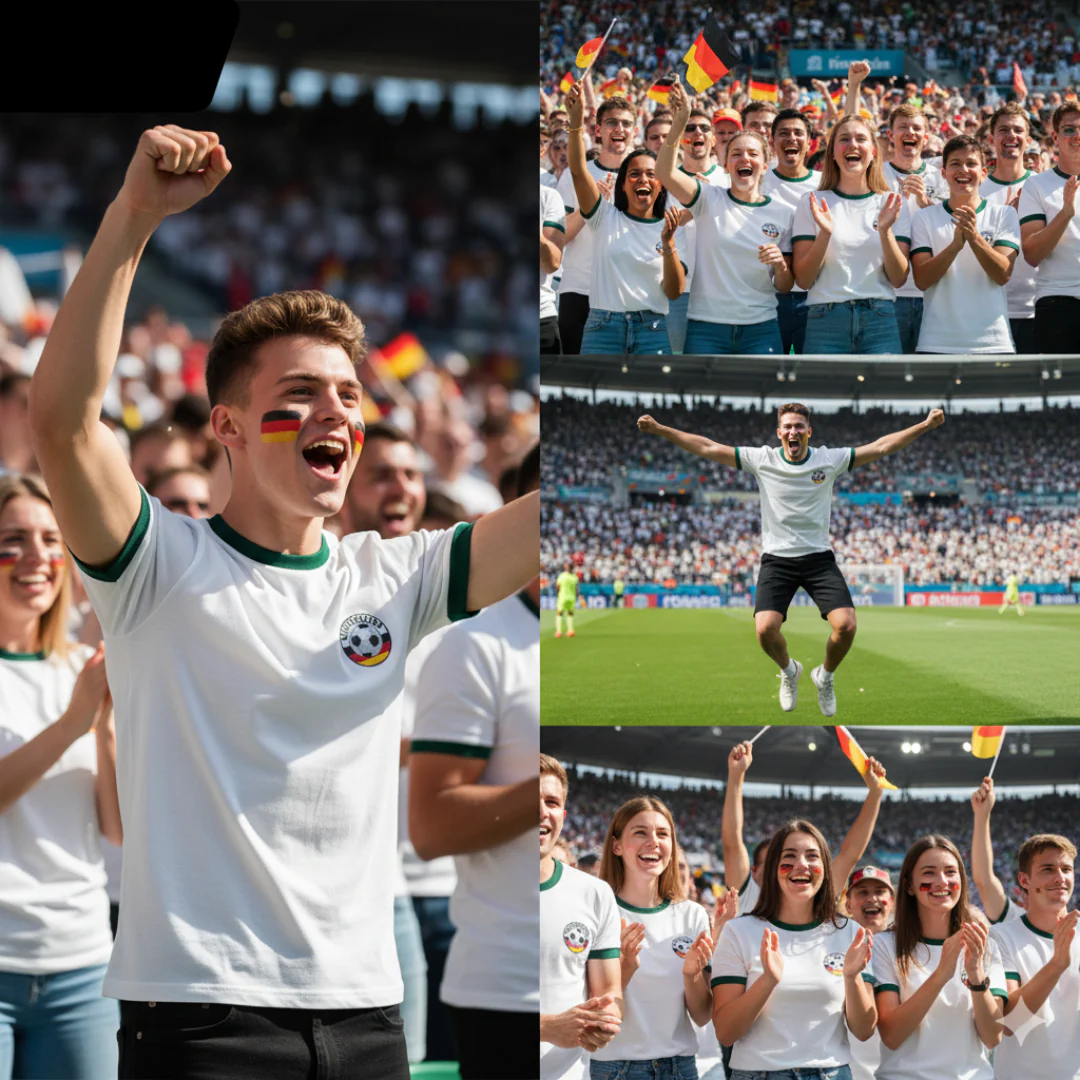 JUNG Deutschland WM 2026 Trikot T Shirt Fanartikel Damen Herren Fußball Weltmeisterschaft - Image 17