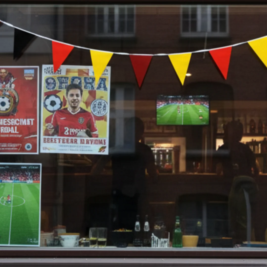 JUNG Dreieck Wimpelkette 40 m Deutschland Fan Fußball WM 2026 Weltmeisterschaft 100 Flaggen Fahne - Image 5