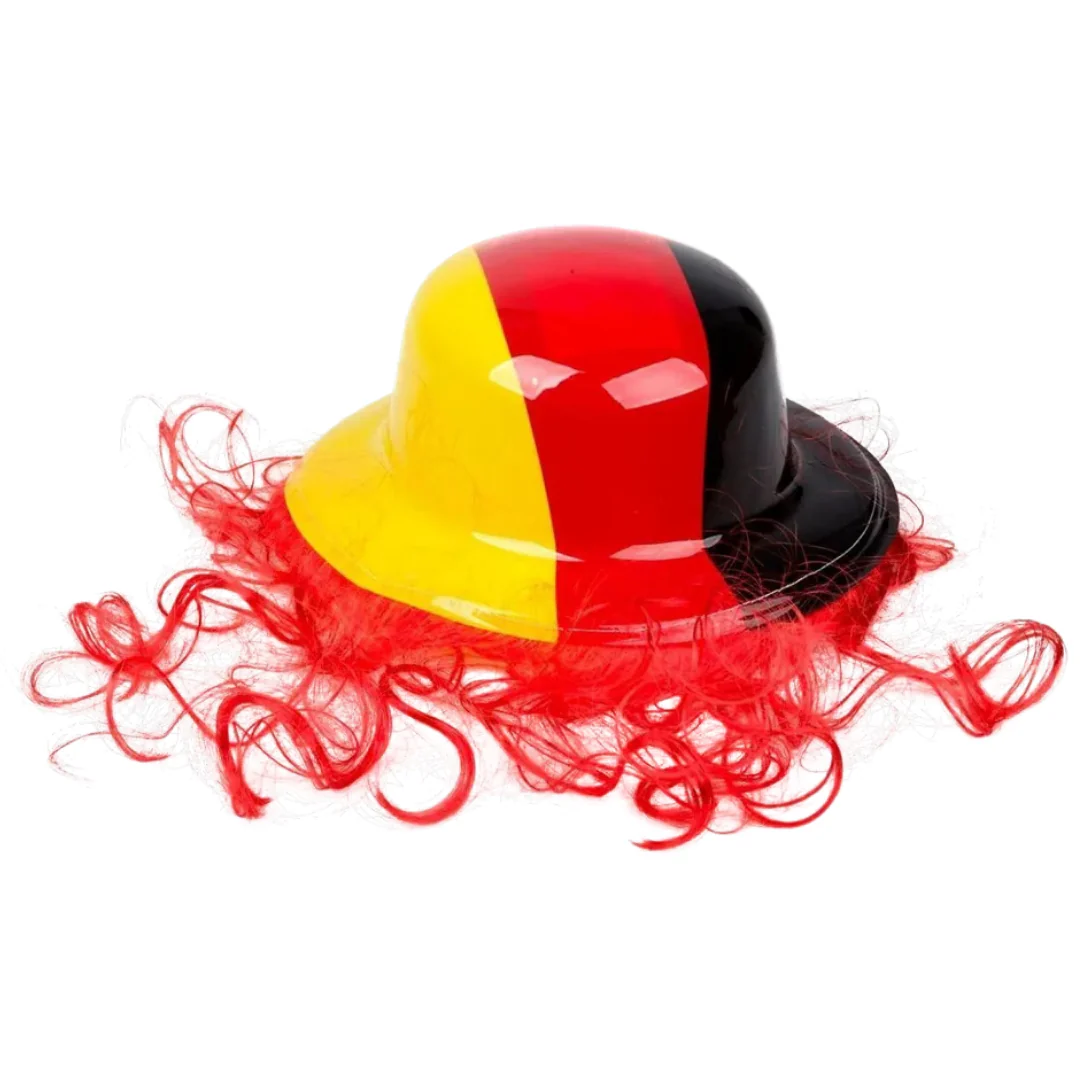 JUNG Melonen Hut Deutschland Fan Fußball WM 2026 Weltmeisterschaft Kunsthut Fahne Flagge Fanartikel