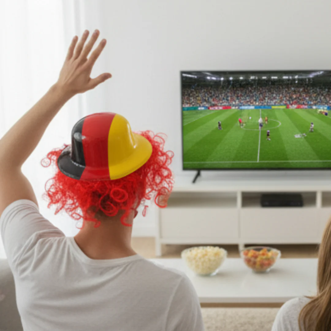 JUNG Melonen Hut Deutschland Fan Fußball WM 2026 Weltmeisterschaft Kunsthut Fahne Flagge Fanartikel - Image 4