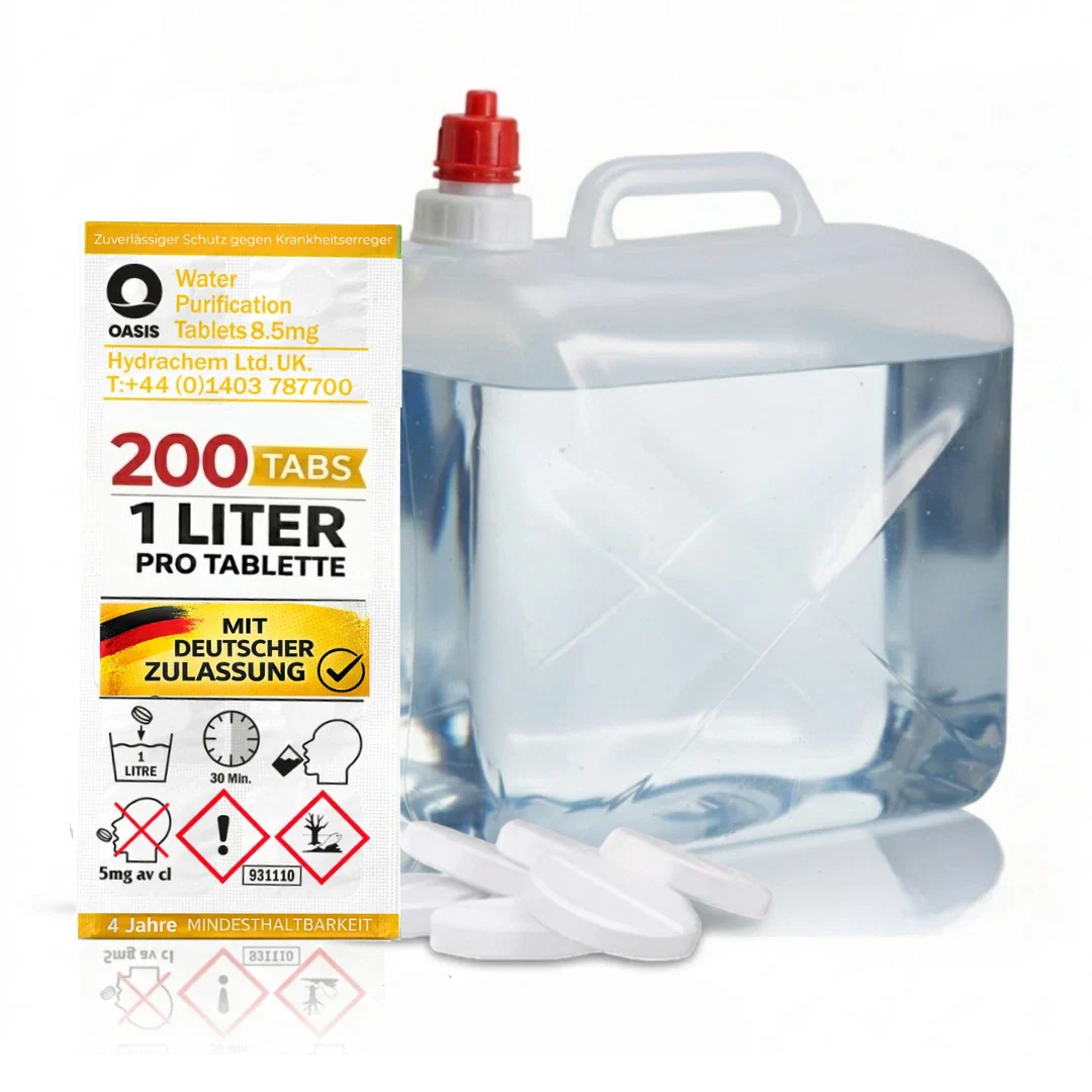 JUNG Oasis 200x1L Tabletten Trinkwasserreinigung +Kanister10L Wasseraufbereitung - Image 3