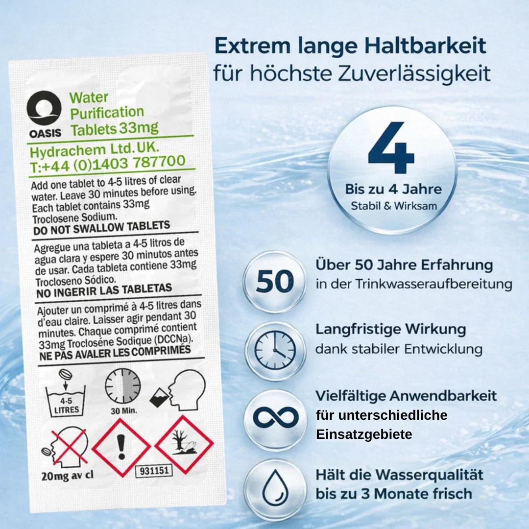 JUNG Oasis 50x5L Tabletten Trinkwasserreinigung +Kanister 10L Wasseraufbereitung - Image 8