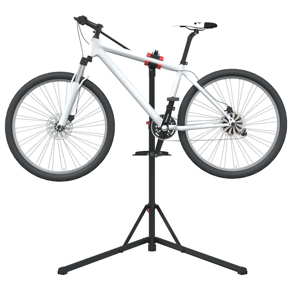 JUNG Vida Fahrrad-Montageständer Klappbar Verstellbar 92-152 cm Rot Stahl Fahrrad-Montage