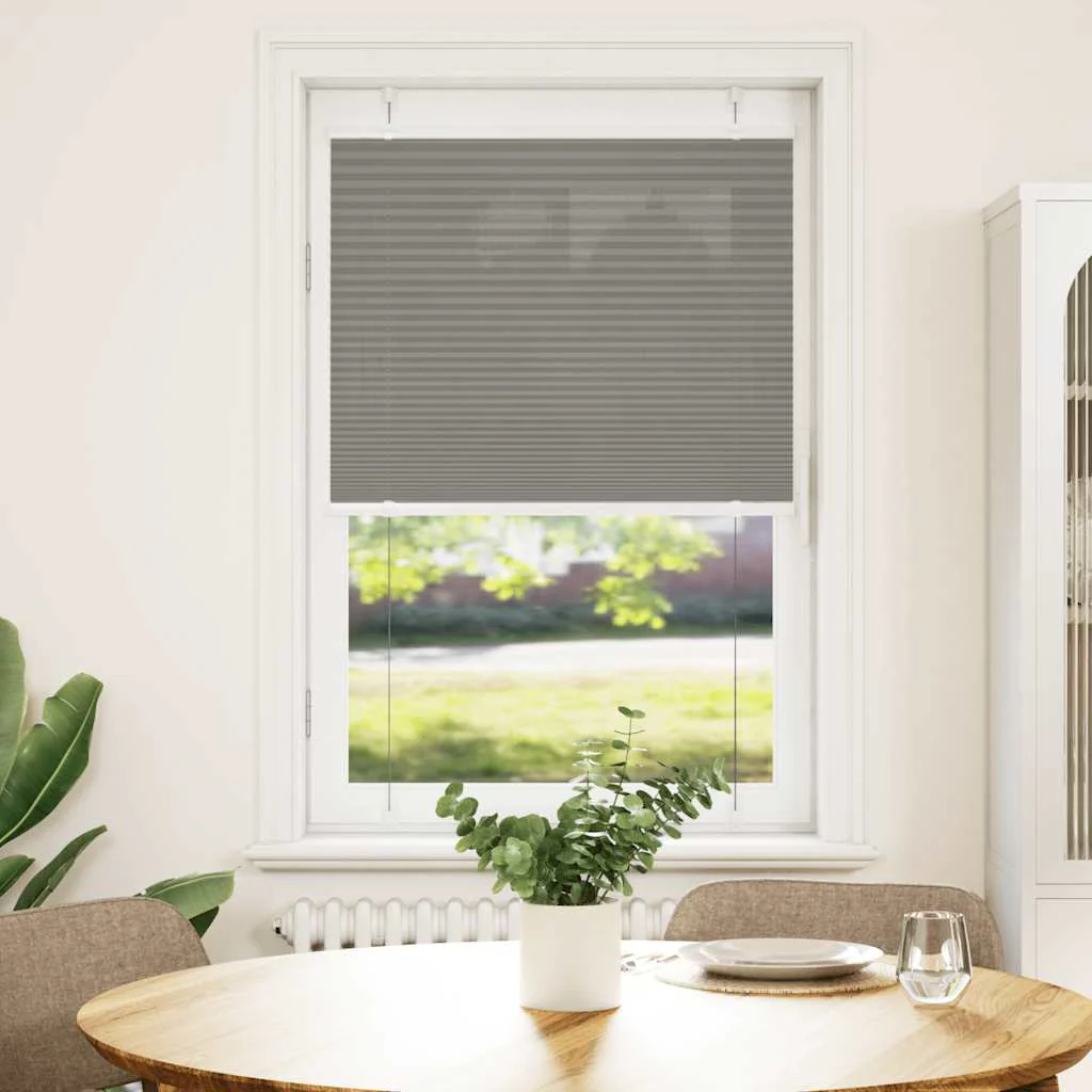 JUNG Vida Plissee Anthrazit Stoffbreite 54,4 cm Polyester 55x150 Faltrollo Fensterplissee - Image 12