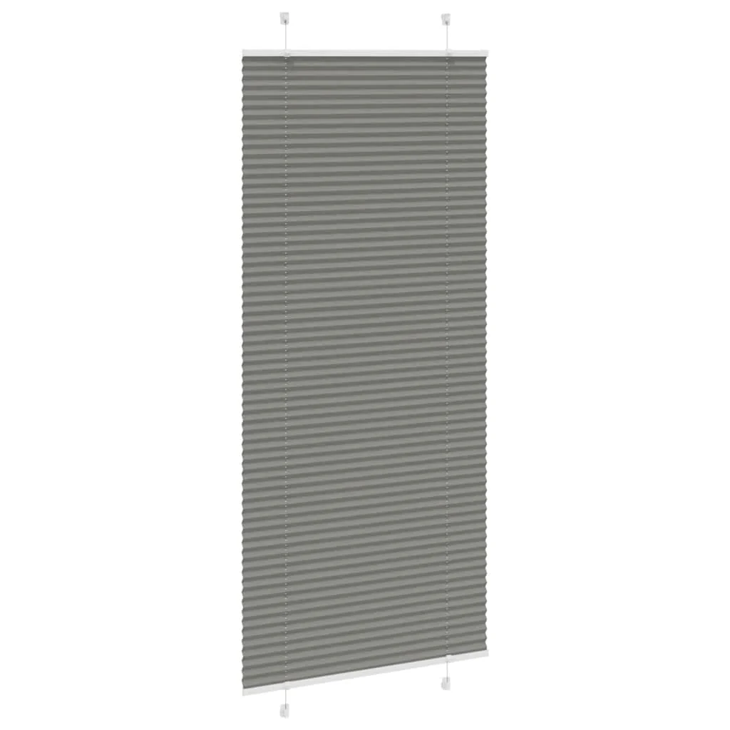 JUNG Vida Plissee Anthrazit Stoffbreite 54,4 cm Polyester 55x150 Faltrollo Fensterplissee - Image 19