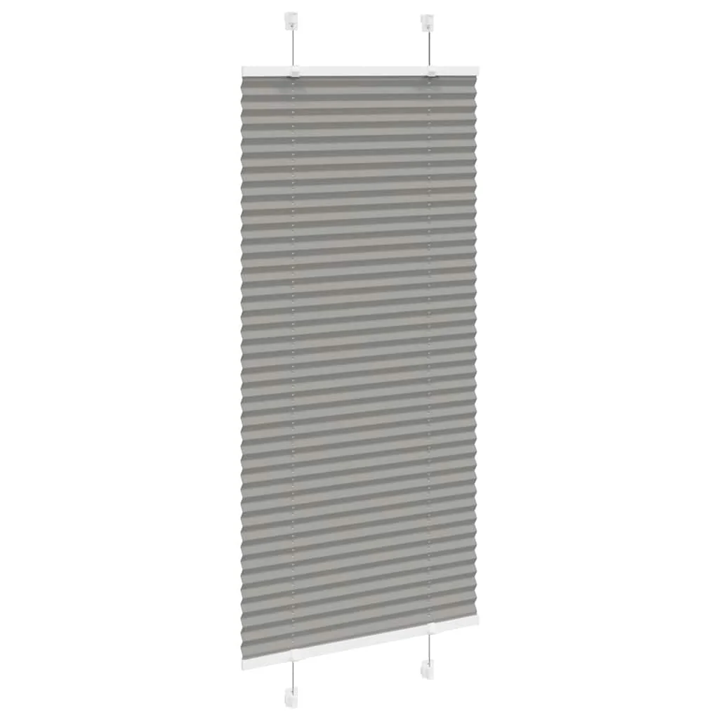 JUNG Vida Plissee Anthrazit Stoffbreite 54,4 cm Polyester 55x150 Faltrollo Fensterplissee - Image 3