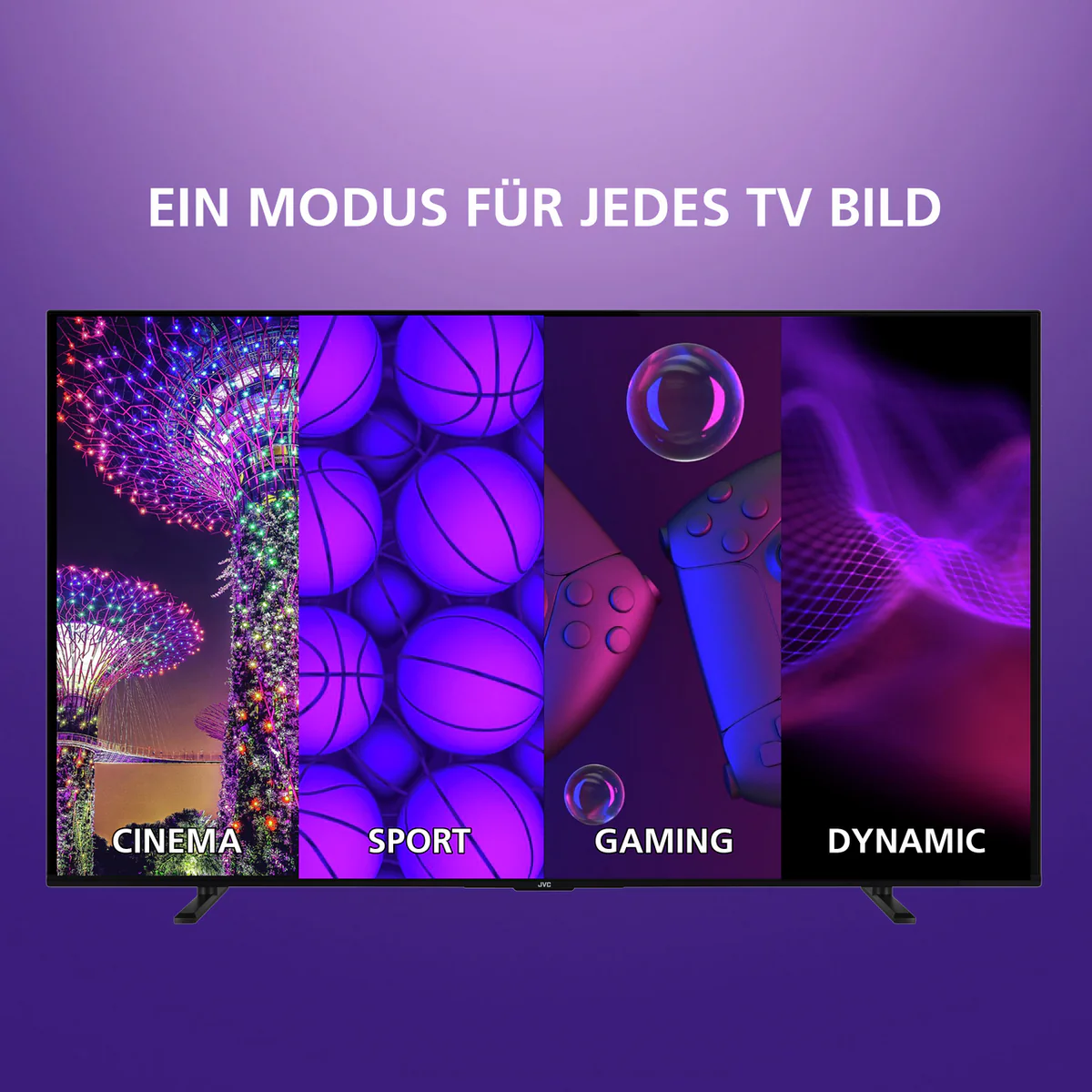 JVC LT-32VF5355 32 Zoll Fernseher Smart TV (Full HD, HDR, Triple Tuner, 6 Monate HD+ inkl.) - Image 5