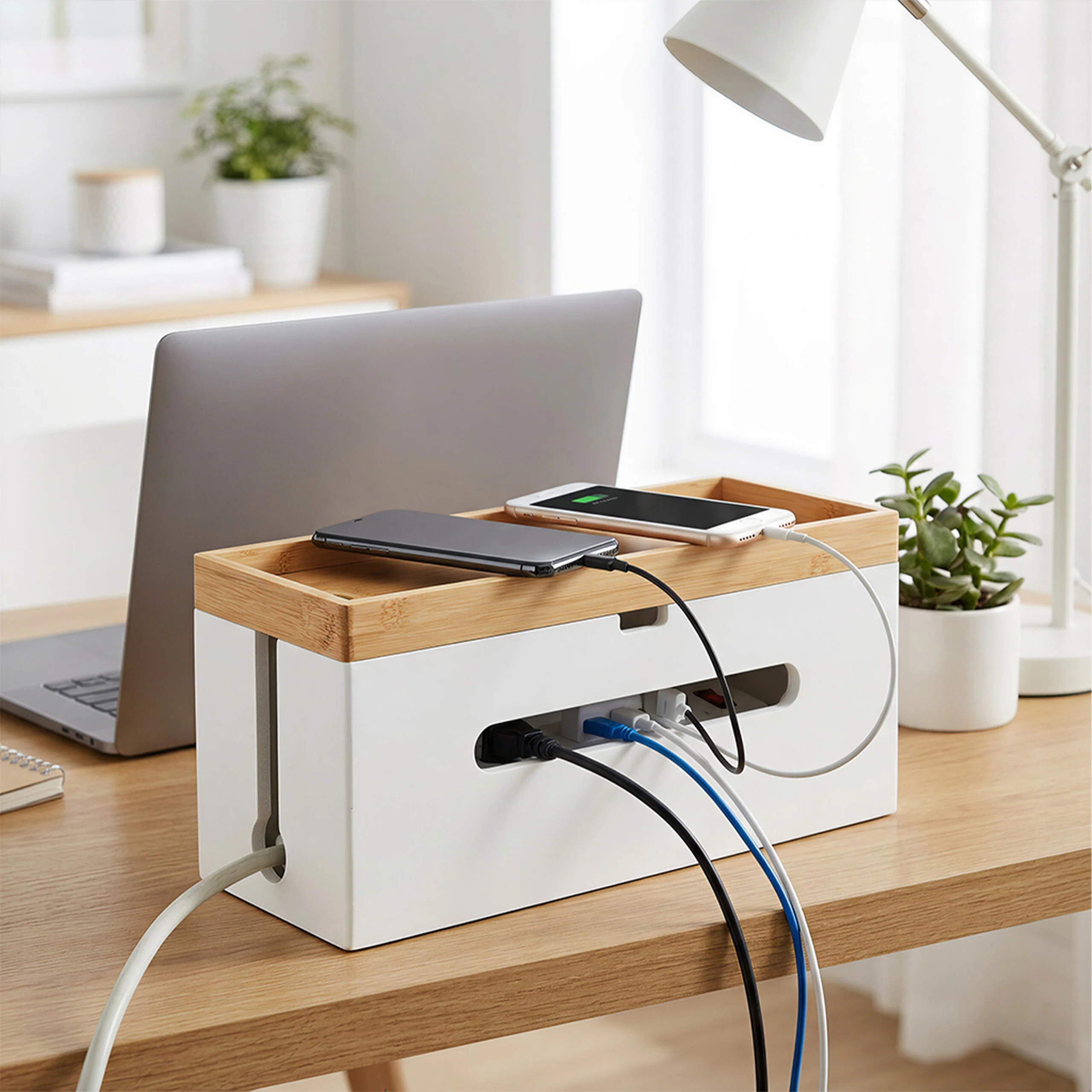 Kabelbox aus Bambus - Image 5