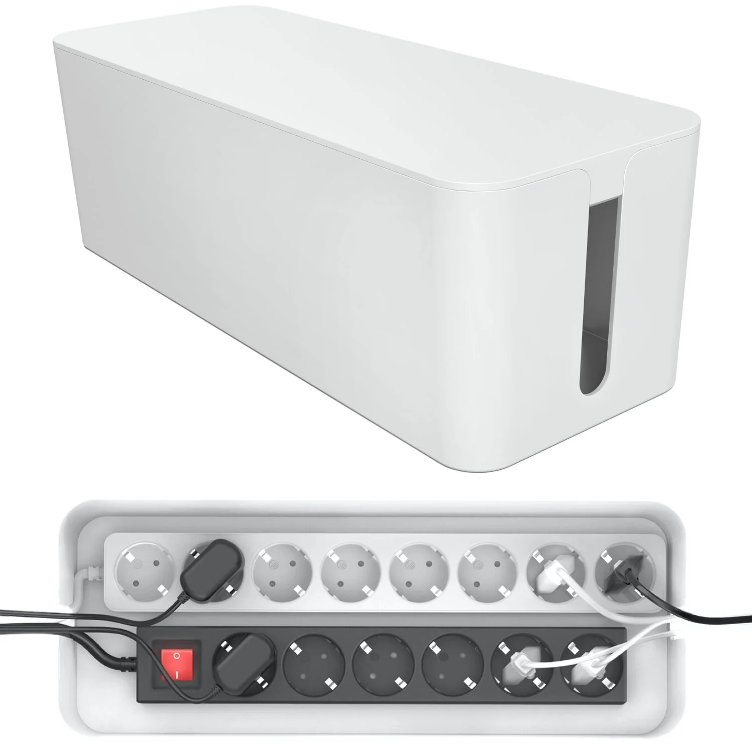 Kabelbox Maxi Weiß