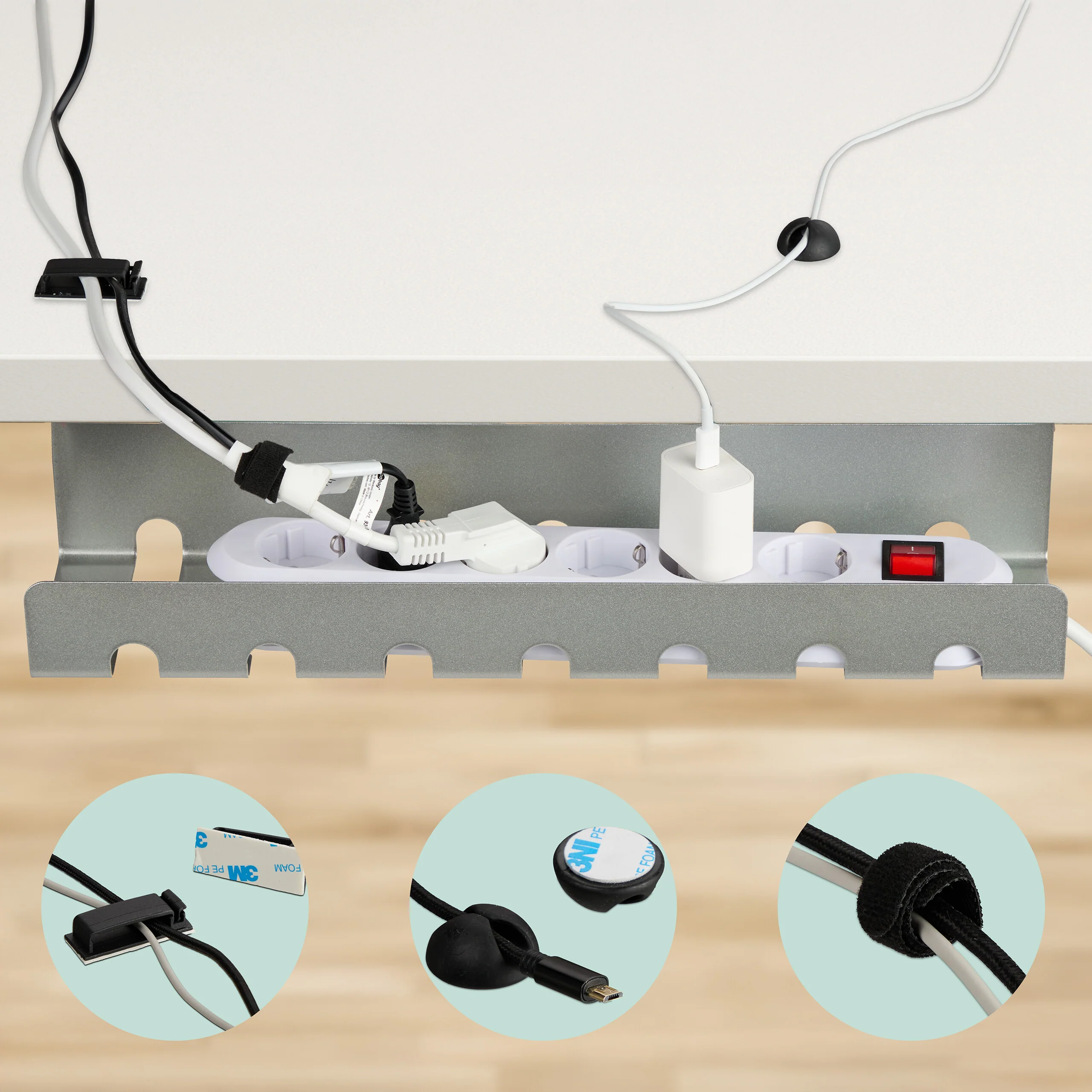 Kabelkanal für Schreibtisch 2er Set - Image 18