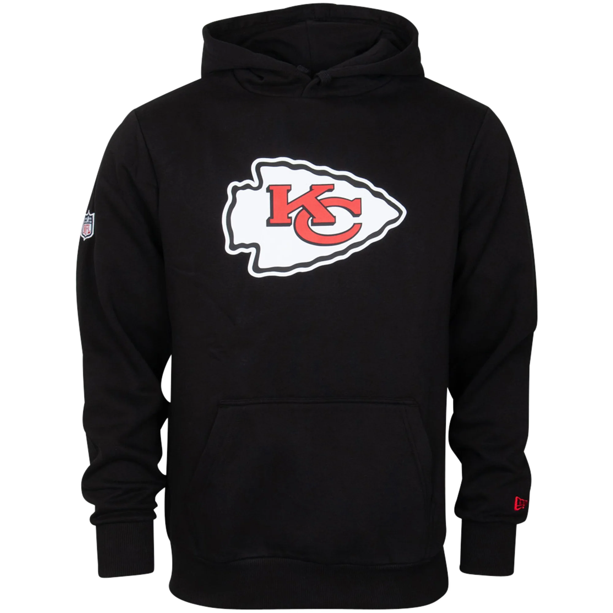 Kansas City Chiefs New Era Logo Kapuzenpullover - schwarz - Image 3