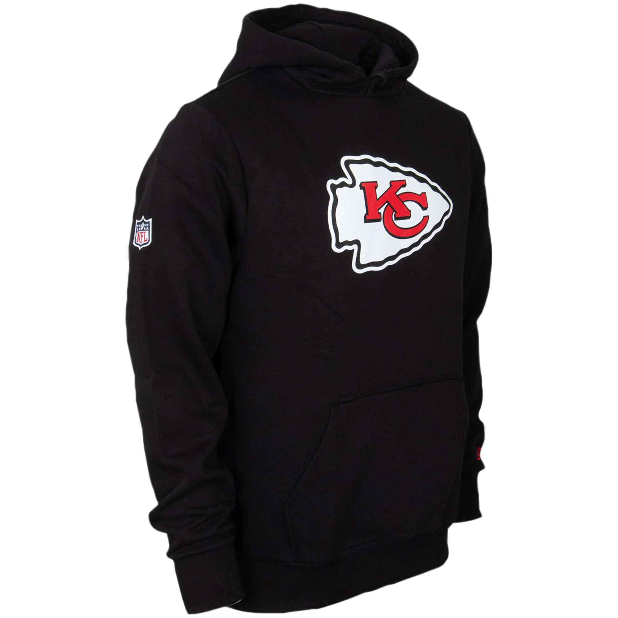 Kansas City Chiefs New Era Logo Kapuzenpullover - schwarz - Image 5