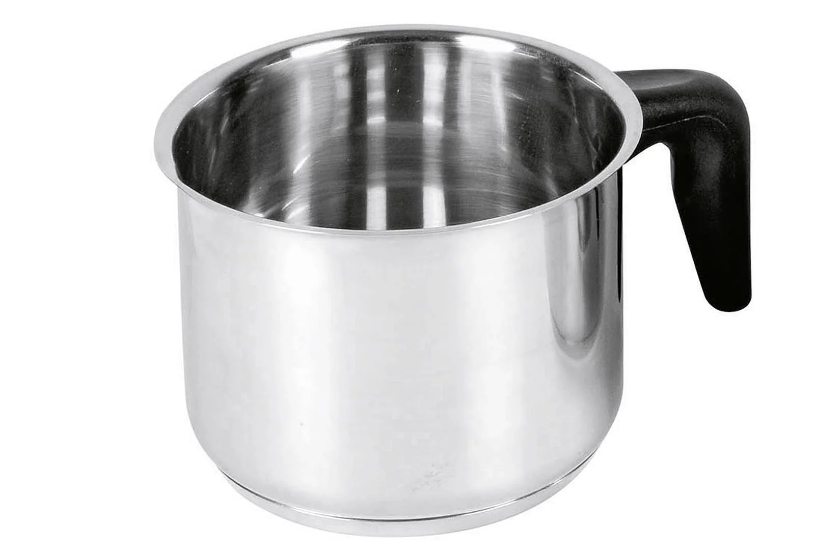 KARL KRÜGER Milchtopf mit Kunststoffgriff 1,5 Liter Ø14cm Edelstahl