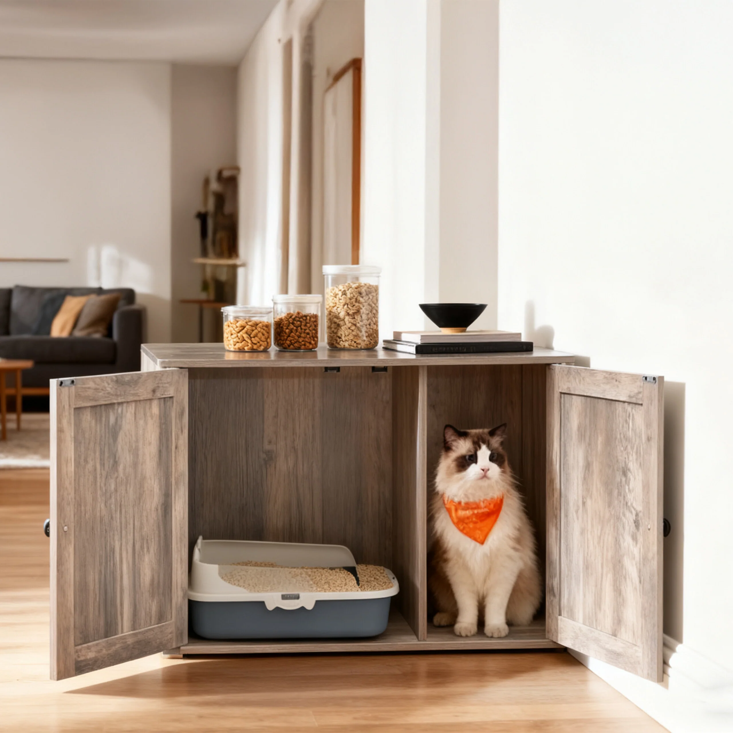 Katzenschrank für Katzenklo - Image 11